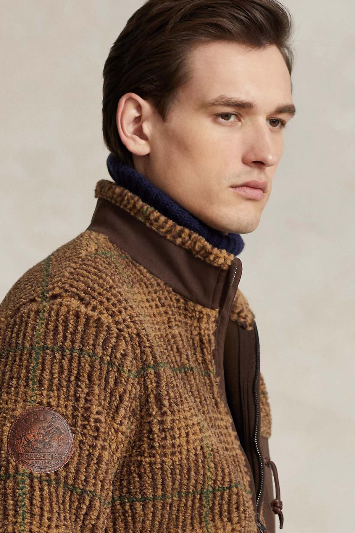 Polo Ralph Lauren Kazayağı Desenli Geniş Ekoseli Ceket-Libas Trendy Fashion Store