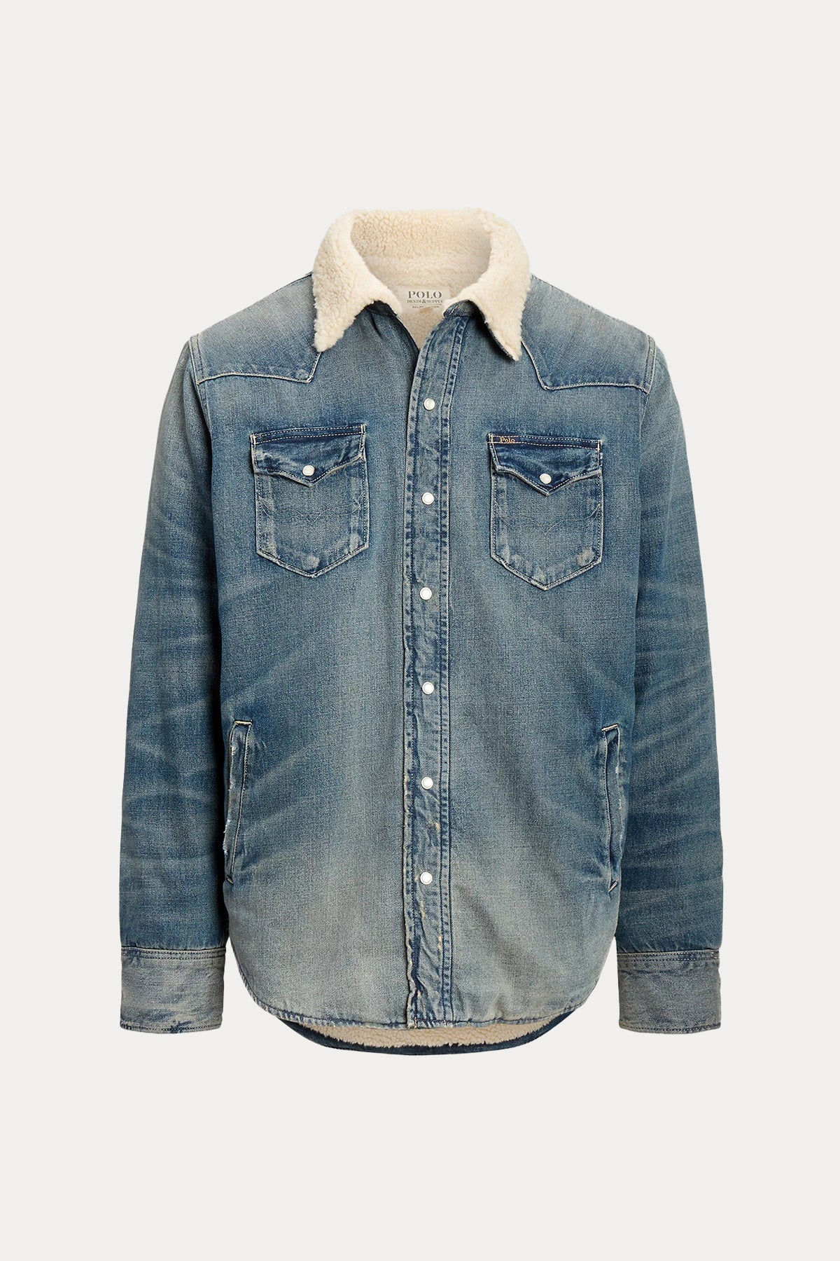 Polo Ralph Lauren Kürklü Denim Ceket-Libas Trendy Fashion Store