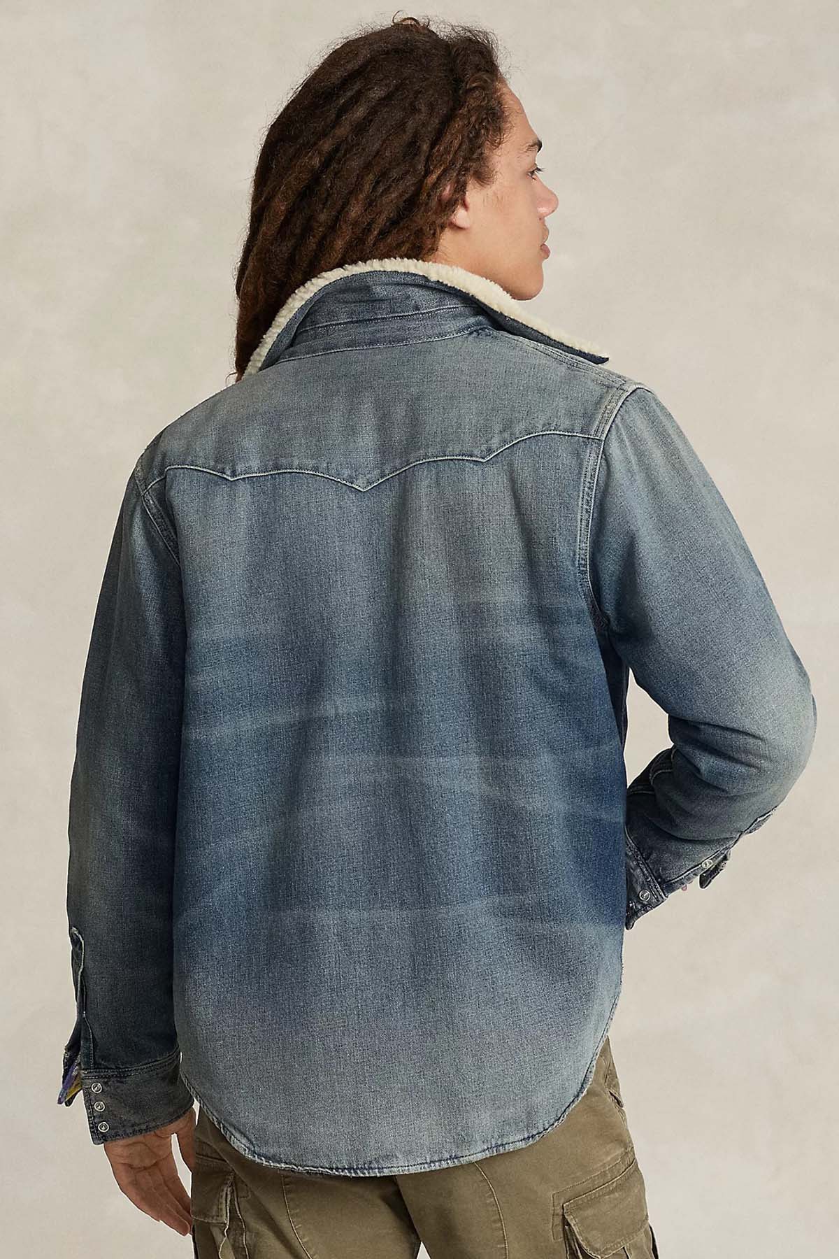 Polo Ralph Lauren Kürklü Denim Ceket-Libas Trendy Fashion Store