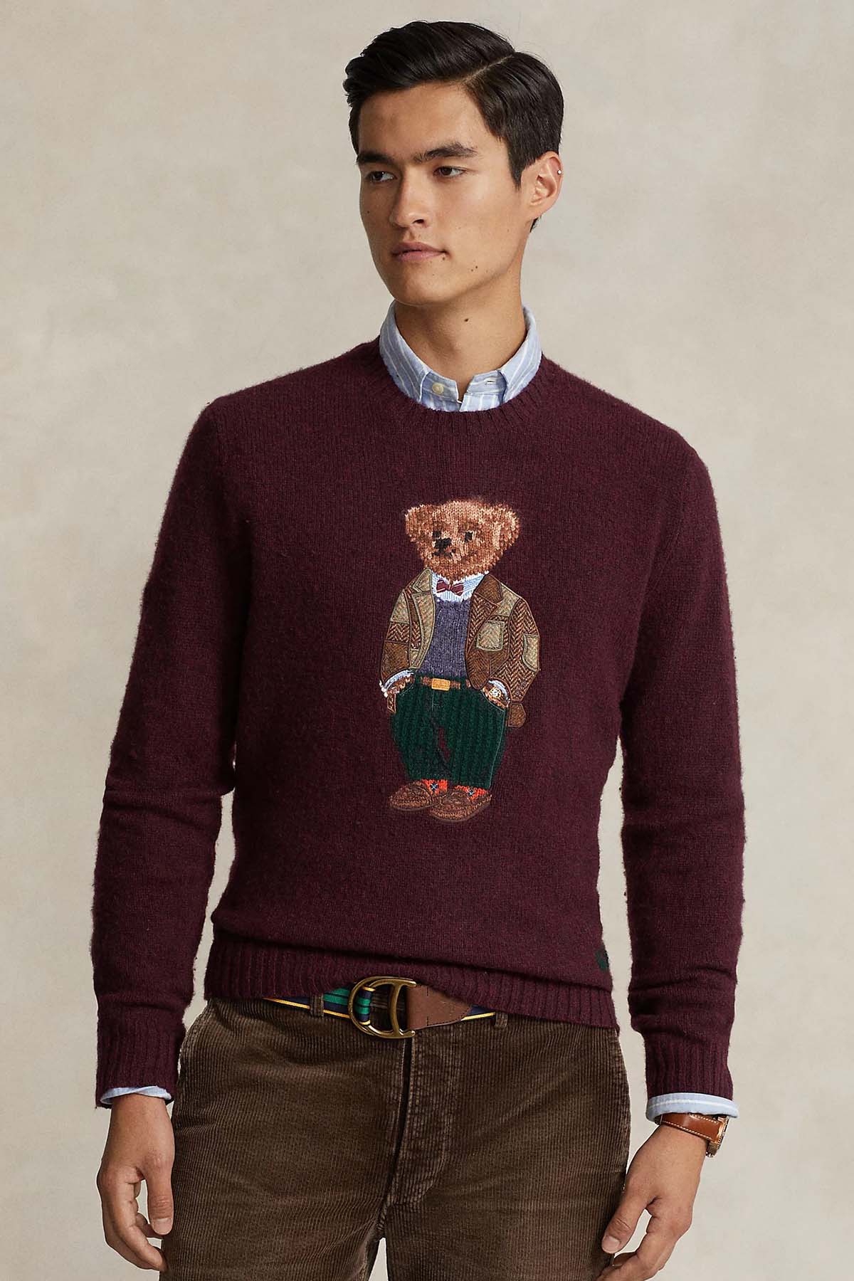 Polo Ralph Lauren Polo Bear Kaşmirli Yün Örgü Triko-Libas Trendy Fashion Store