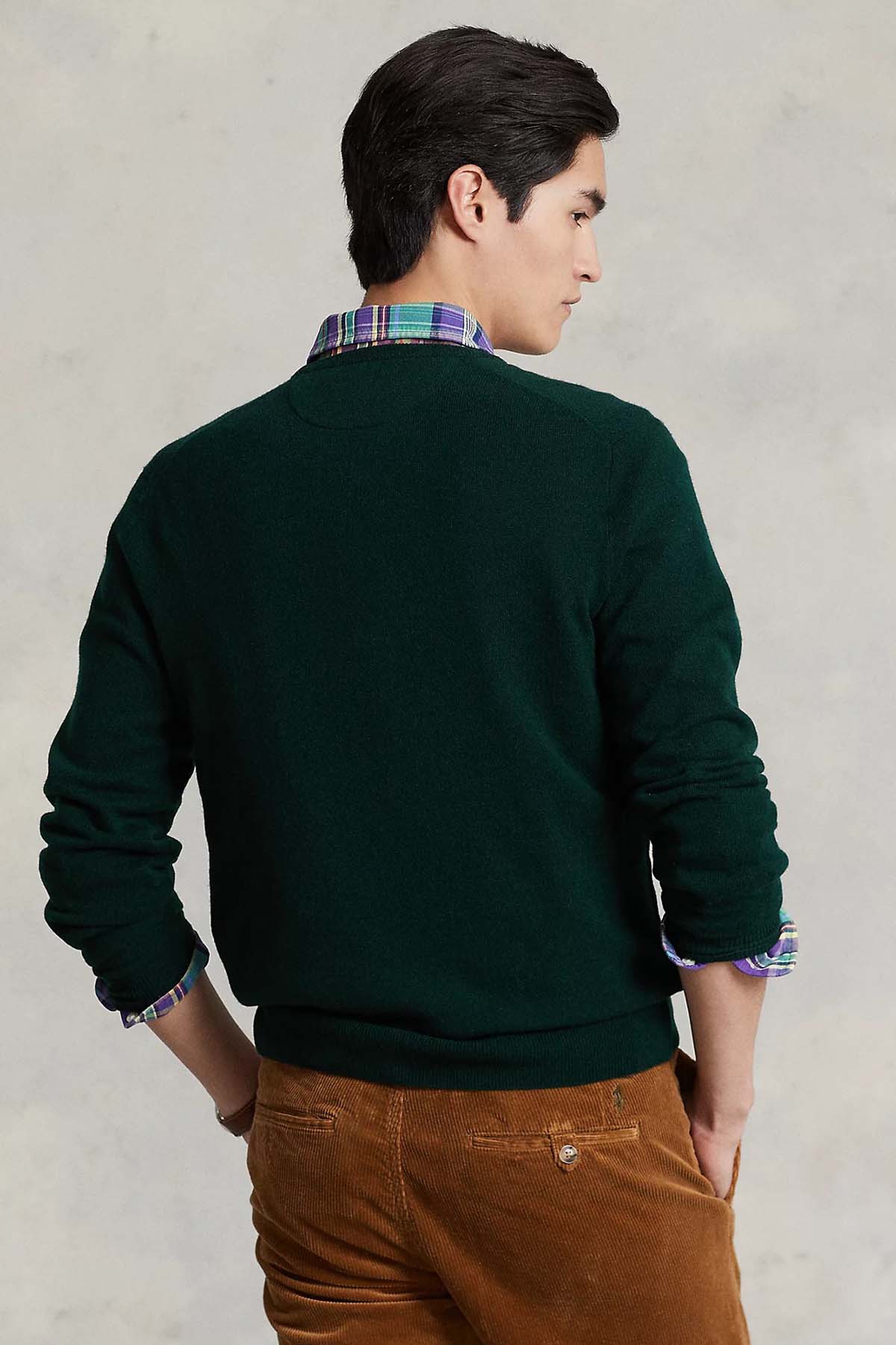 Polo Ralph Lauren Yuvarlak Yaka Yün Triko-Libas Trendy Fashion Store