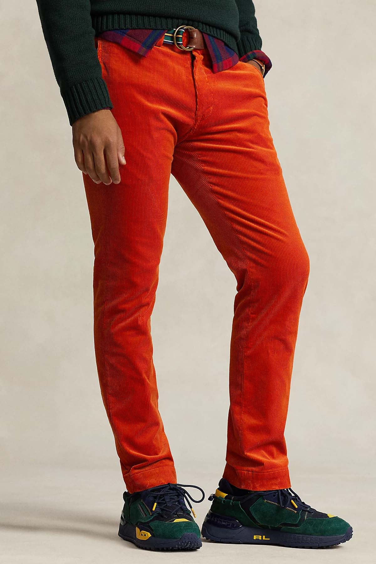 Polo Ralph Lauren Slim Fit Fitilli Kadife Pantolon-Libas Trendy Fashion Store