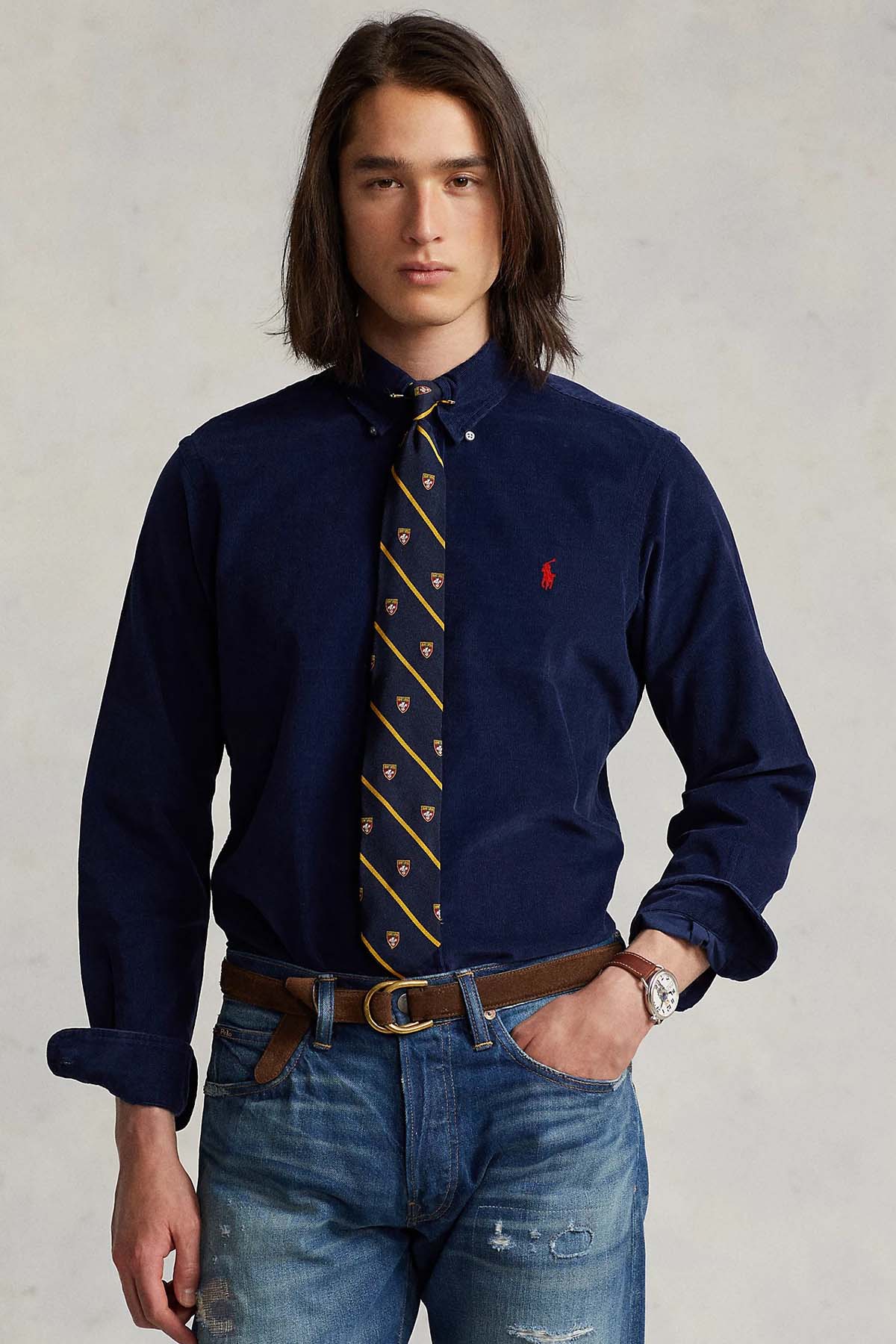 Polo Ralph Lauren Custom Fit Kadife Gömlek-Libas Trendy Fashion Store