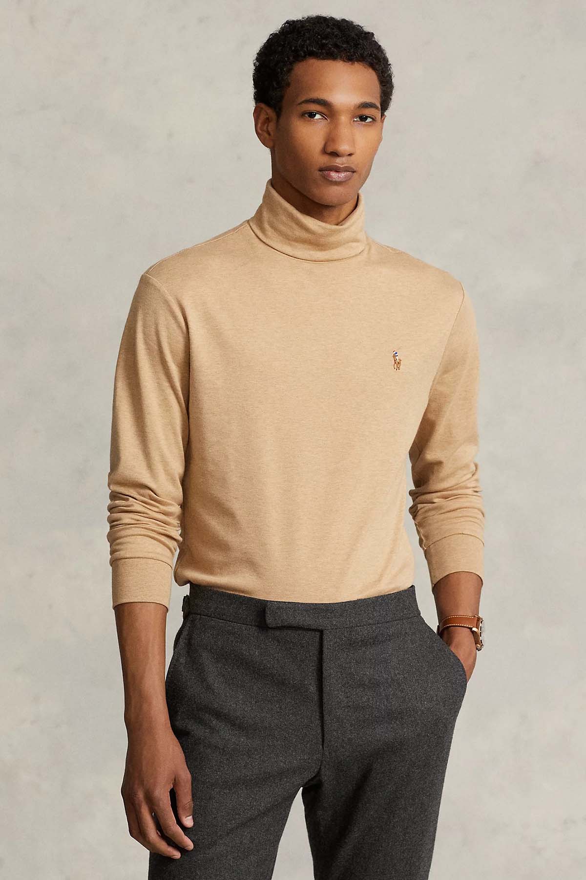 Polo Ralph Lauren Balıkçı Yaka Uzun Kollu İnce Sweatshirt-Libas Trendy Fashion Store