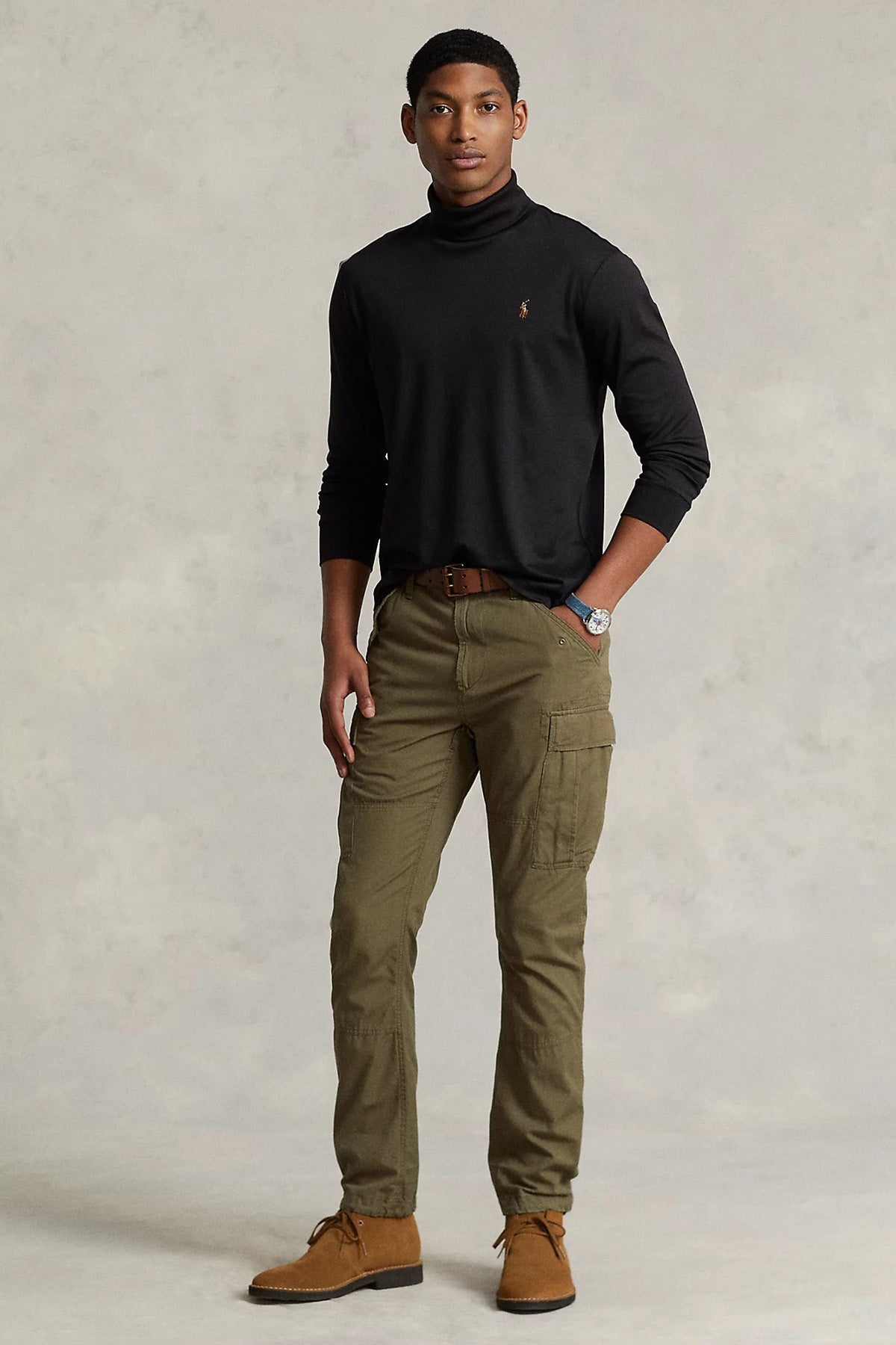 Polo Ralph Lauren Balıkçı Yaka Uzun Kollu İnce Sweatshirt-Libas Trendy Fashion Store