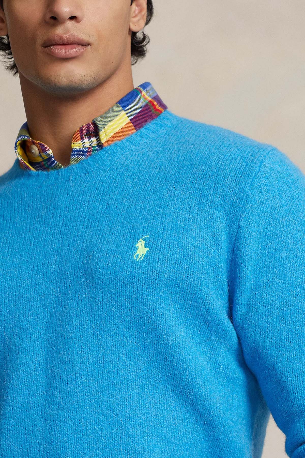 Polo Ralph Lauren Yuvarlak Yaka Yün Örgü Triko-Libas Trendy Fashion Store