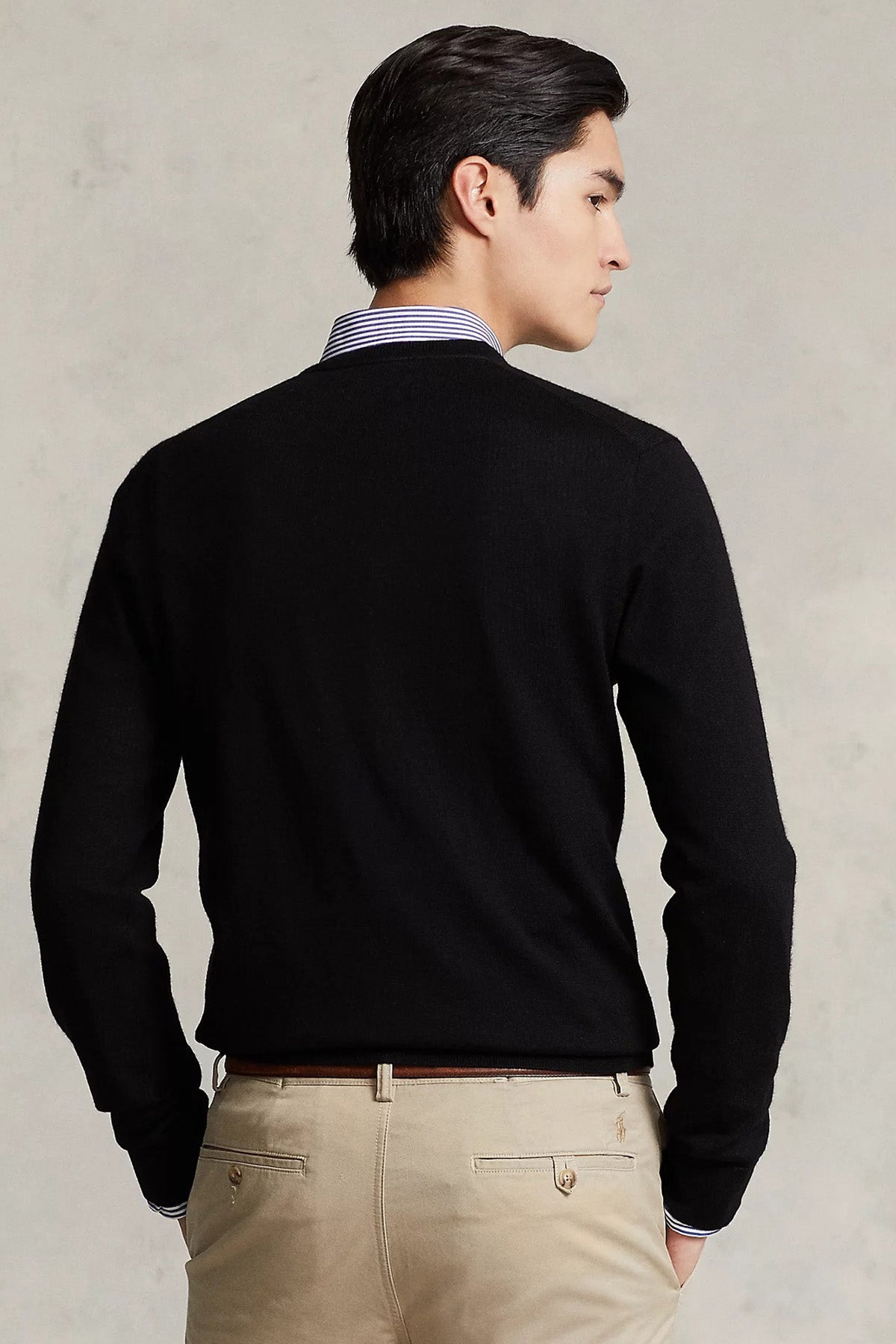 Polo Ralph Lauren Yuvarlak Yaka Slim Fit İnce Örgü Yün Triko-Libas Trendy Fashion Store