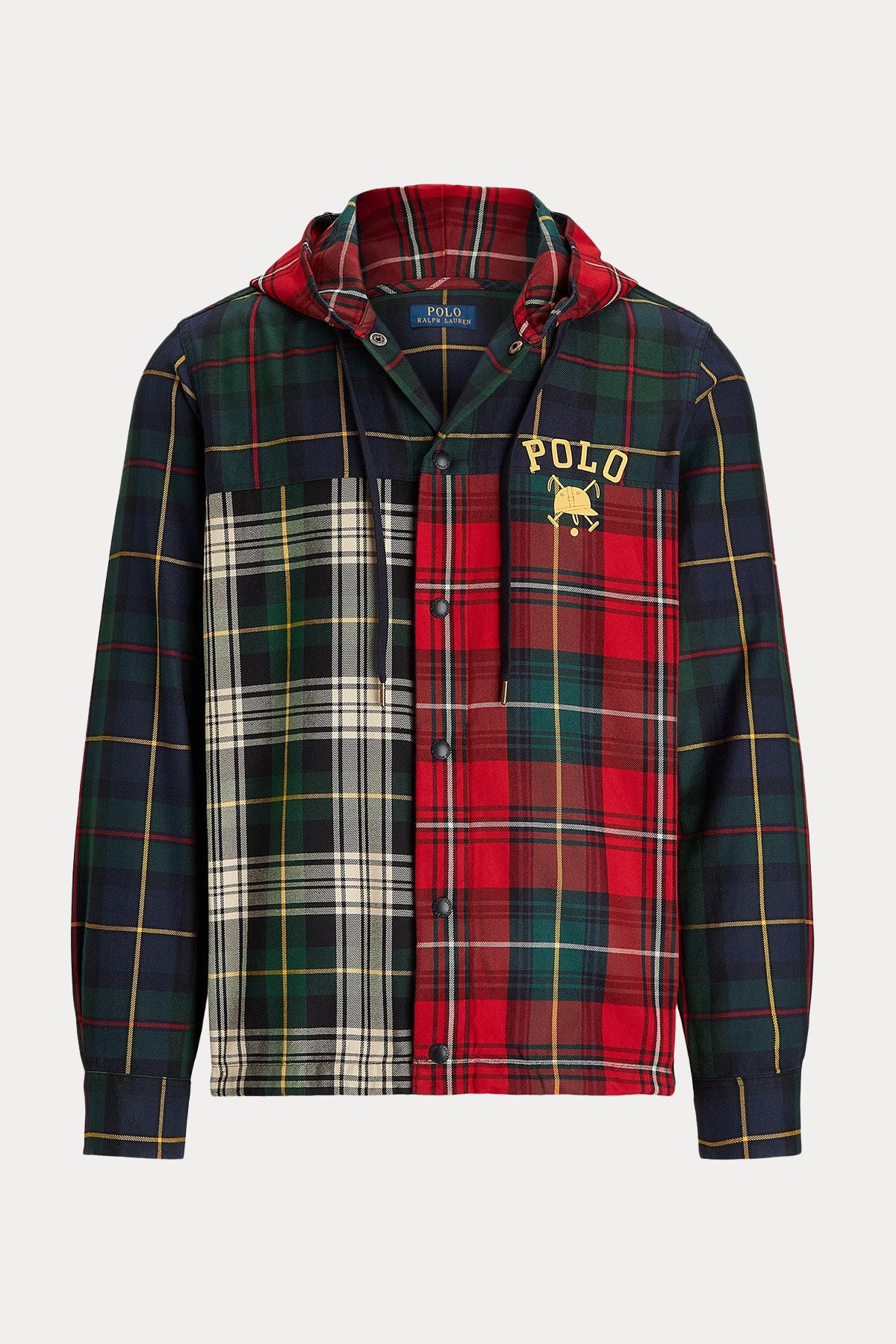 Polo Ralph Lauren Ekoseli Kapüşonlu Gömlek Ceket-Libas Trendy Fashion Store