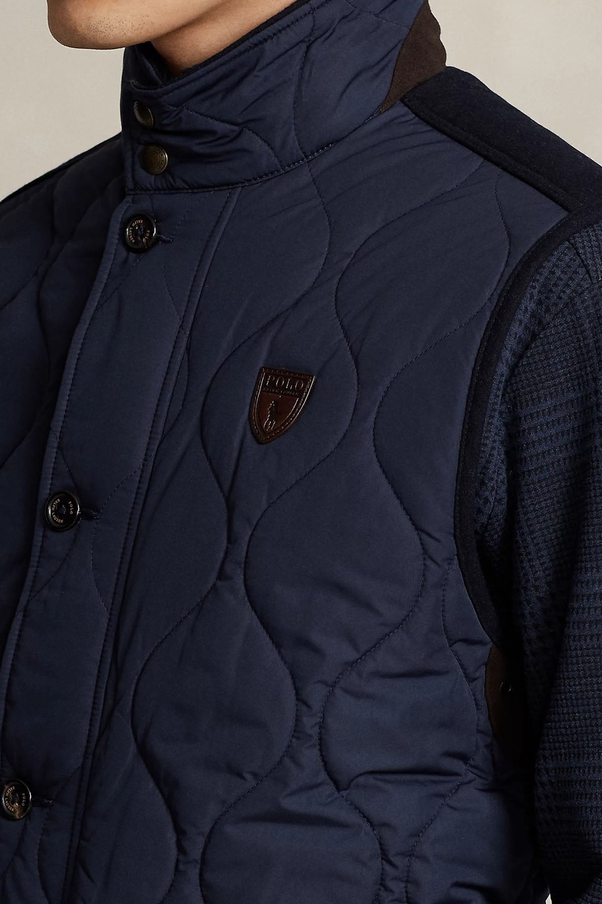 Polo Ralph Lauren Kapitone Desenli Dik Yaka Puffer Yelek-Libas Trendy Fashion Store