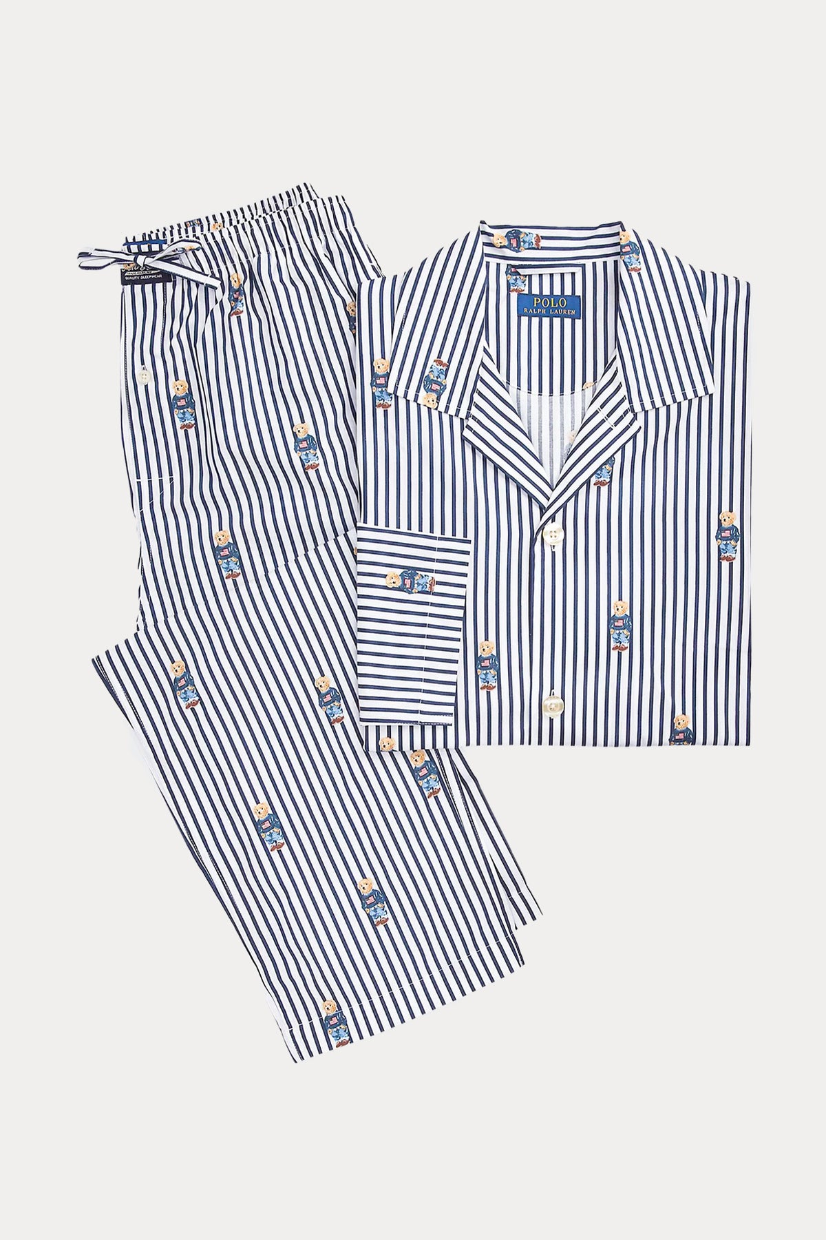 Polo Ralph Lauren Çizgili Polo Bear Pijama Takımı-Libas Trendy Fashion Store