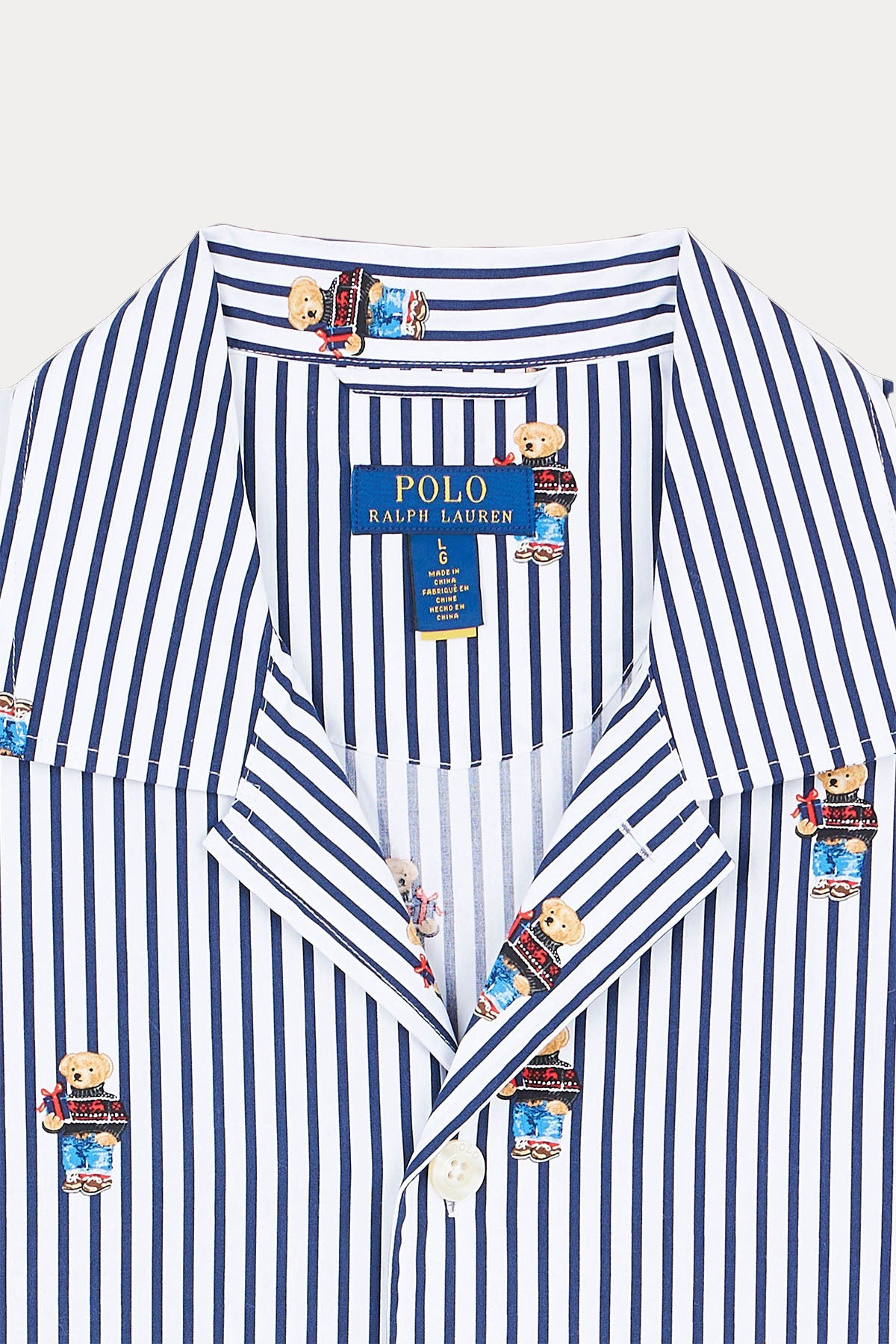 Polo Ralph Lauren Çizgili Polo Bear Pijama Takımı-Libas Trendy Fashion Store