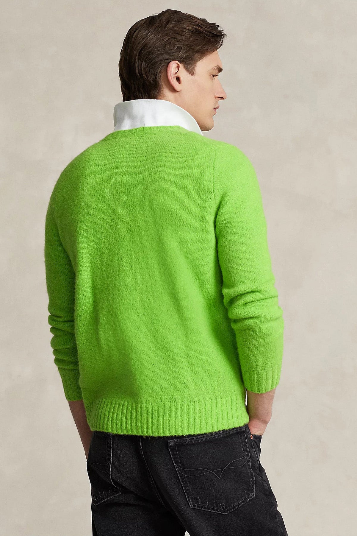 Polo Ralph Lauren Yuvarlak Yaka Yün Örgü Triko-Libas Trendy Fashion Store