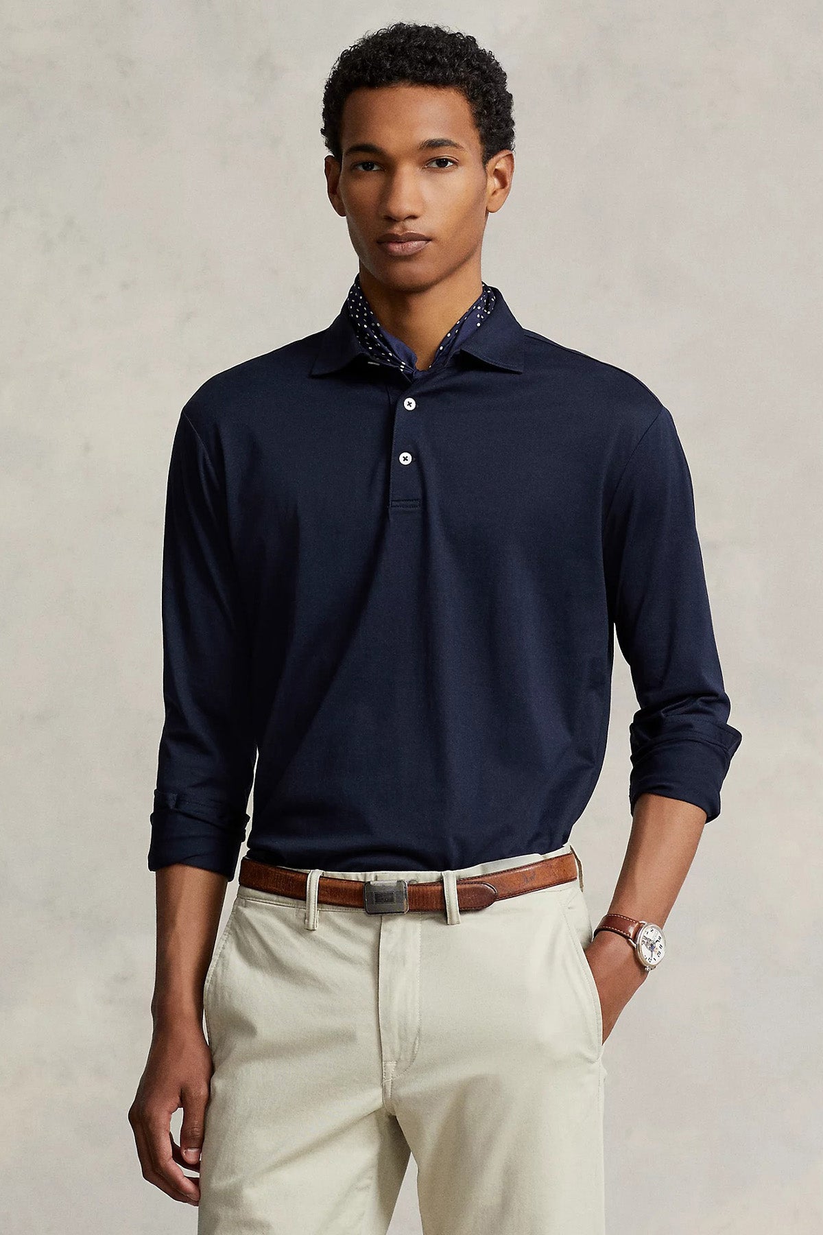 Polo Ralph Lauren Classic Fit Polo Yaka Uzun Kollu T-shirt-Libas Trendy Fashion Store