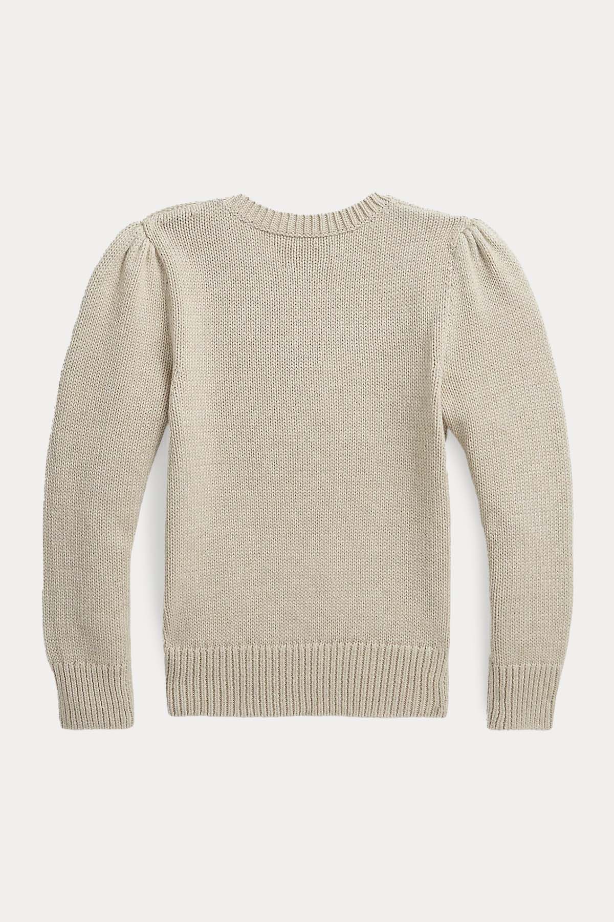 Polo Ralph Lauren Kids 4-6 Yaş Kız Çocuk Örgü Polo Bear Triko-Libas Trendy Fashion Store