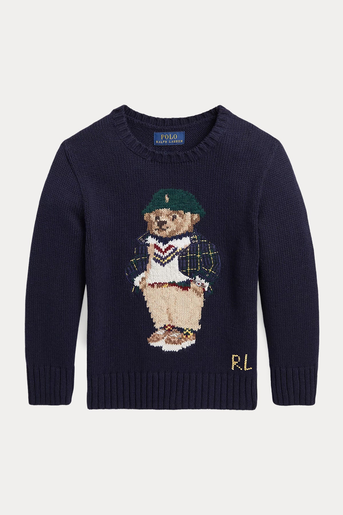 Polo Ralph Lauren Kids 3-7 Yaş Unisex Çocuk Polo Bear Örgü Triko-Libas Trendy Fashion Store