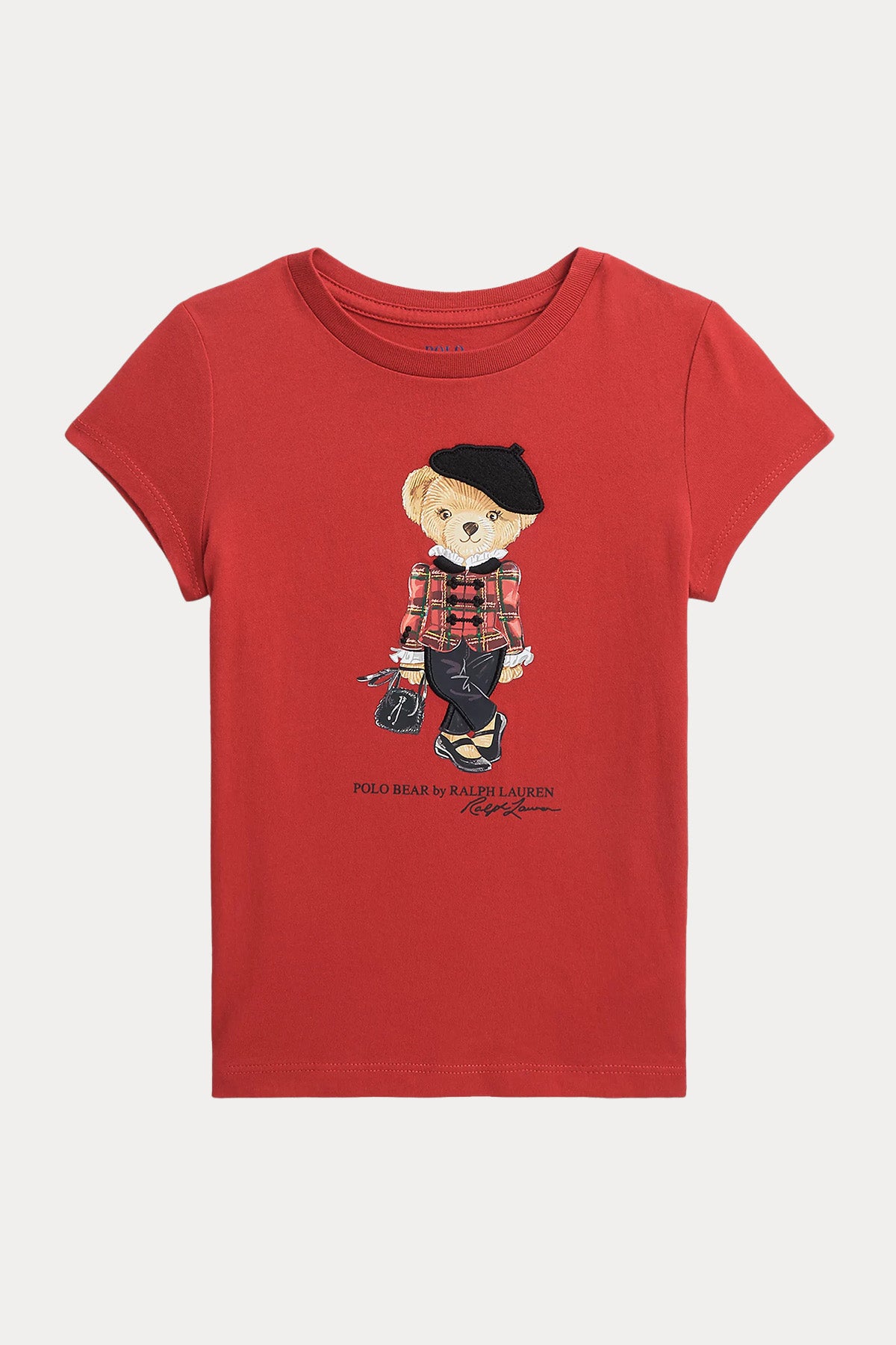 Polo Ralph Lauren Kids 2-3 Yaş Kız Çocuk Polo Bear T-shirt-Libas Trendy Fashion Store
