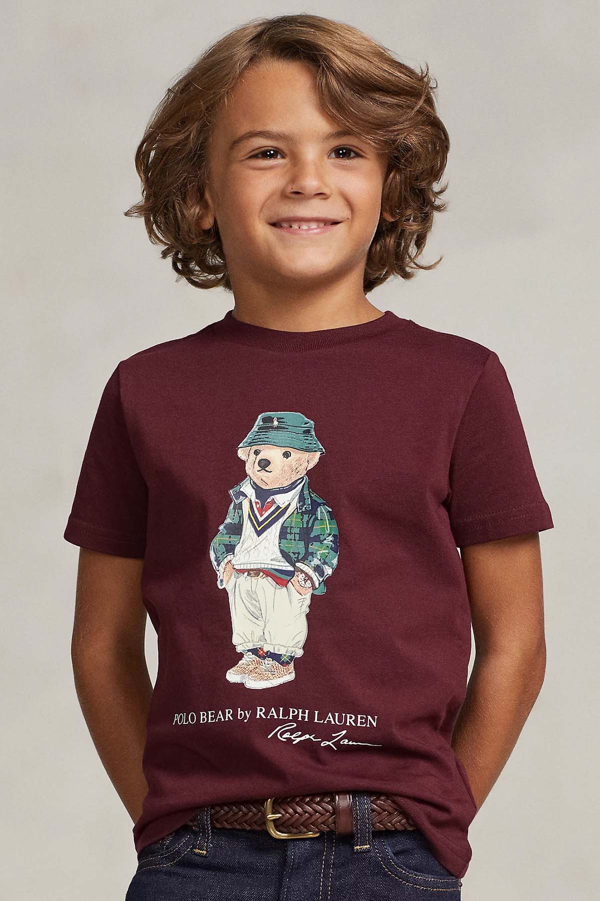 Polo Ralph Lauren Kids 3-5 Yaş Unisex Çocuk Polo Bear T-shirt-Libas Trendy Fashion Store