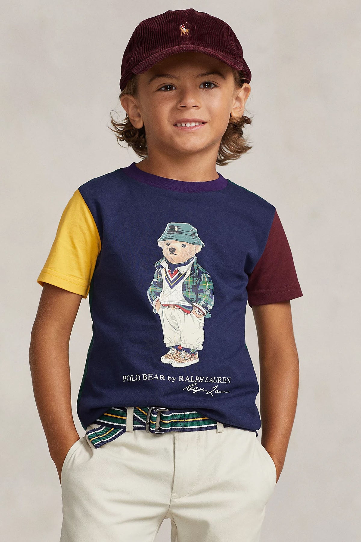 Polo Ralph Lauren Kids 3-5 Yaş Unisex Çocuk Polo Bear T-shirt-Libas Trendy Fashion Store