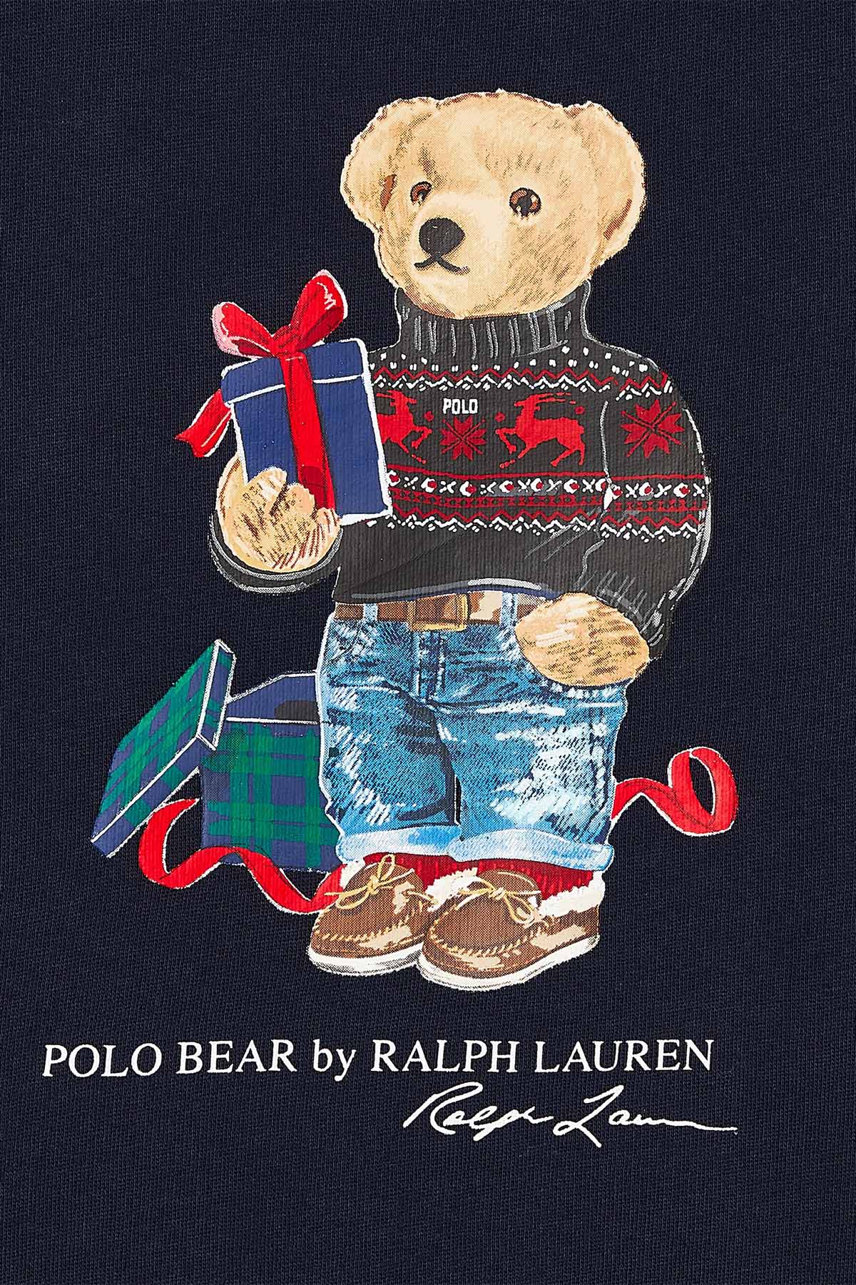 Polo Ralph Lauren Kids 2-5 Yaş Unisex Çocuk Polo Bear Sweatshirt-Libas Trendy Fashion Store