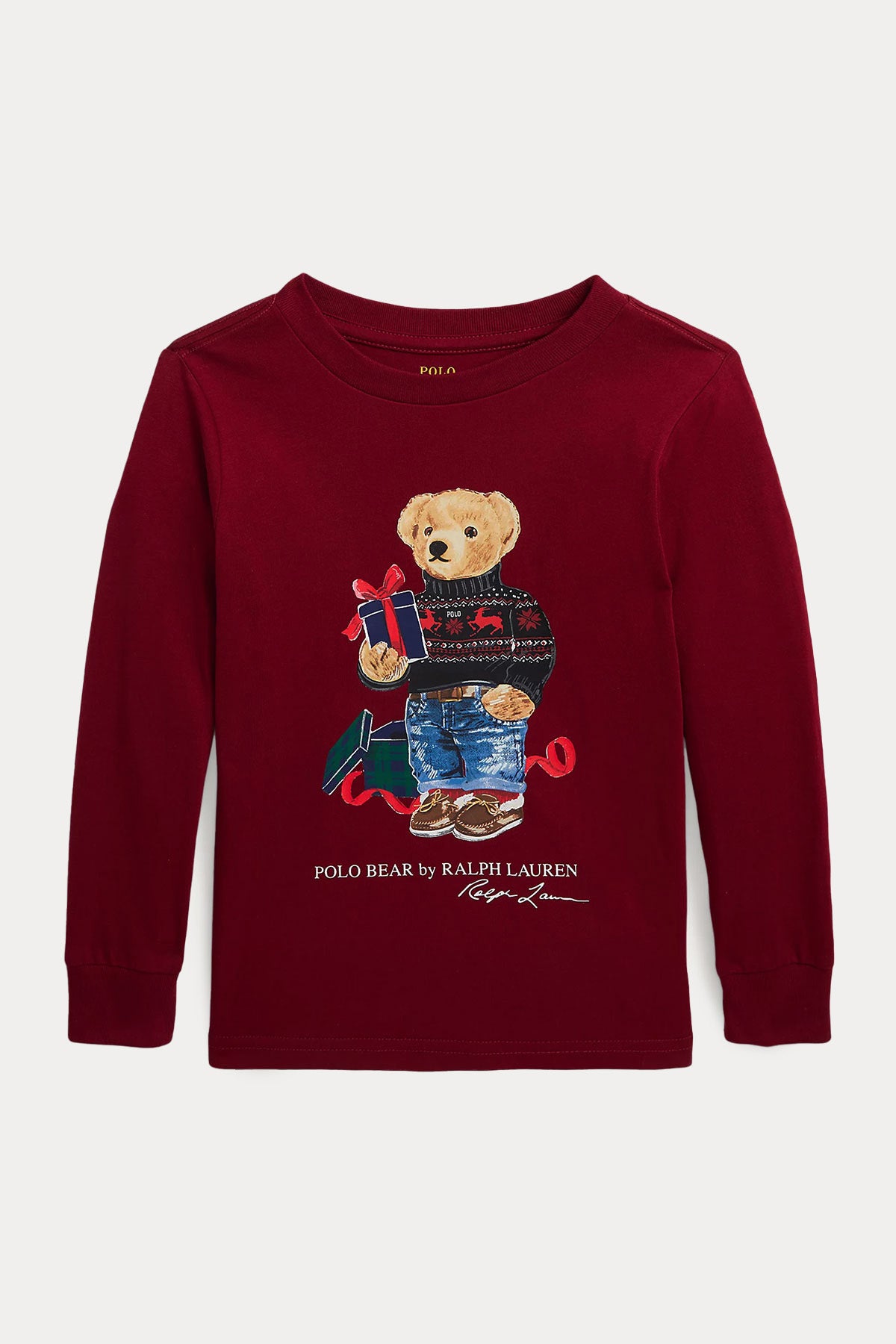 Polo Ralph Lauren Kids 2-4 Yaş Unisex Çocuk Polo Bear T-shirt-Libas Trendy Fashion Store