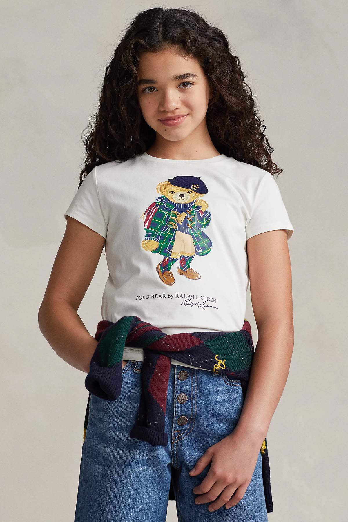 Polo Ralph Lauren Kids M Beden Kız Çocuk Polo Bear T-shirt-Libas Trendy Fashion Store