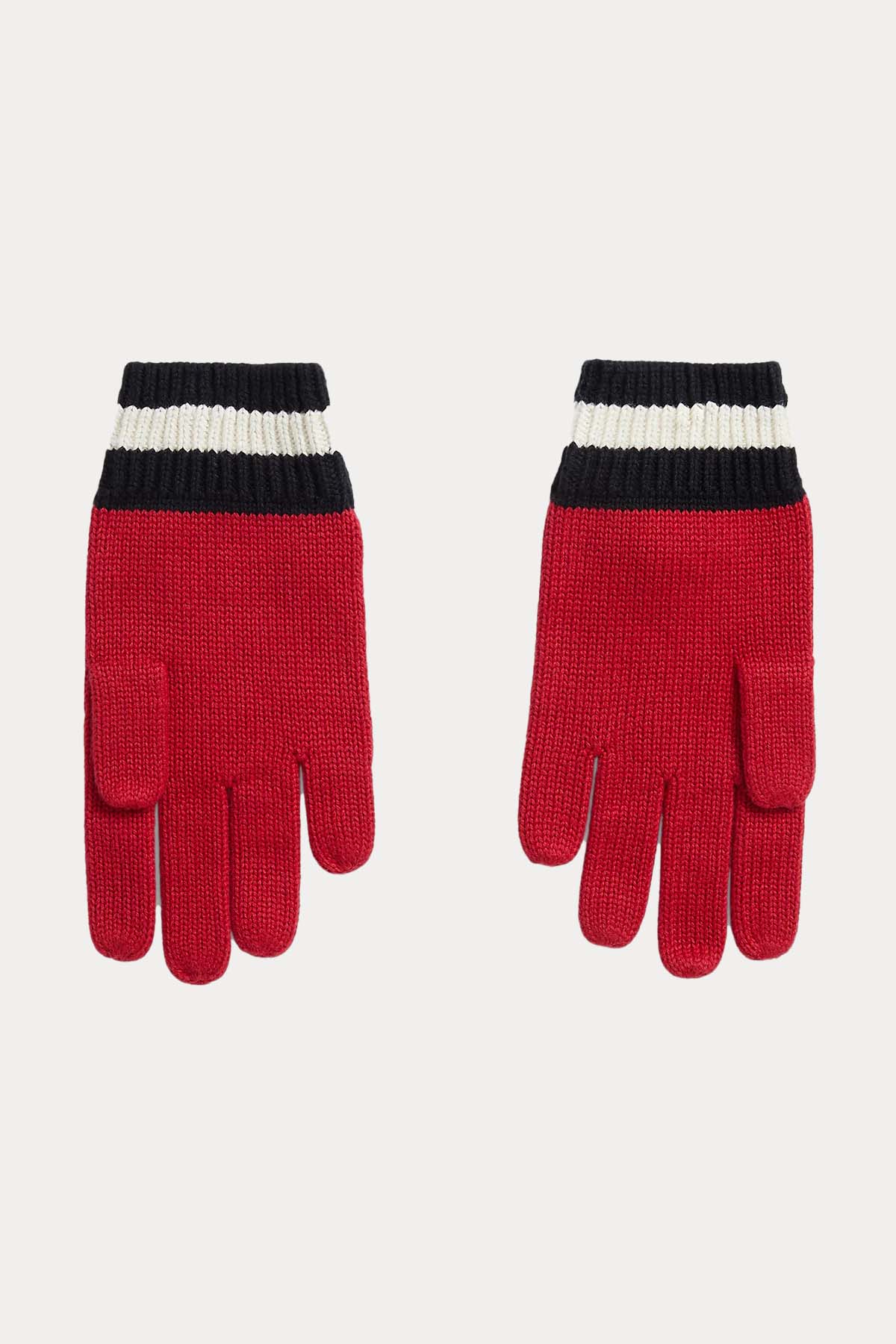 Polo Ralph Lauren Kids 4-7 Yaş Unisex Çocuk Örgü Polo Bear Eldiven-Libas Trendy Fashion Store