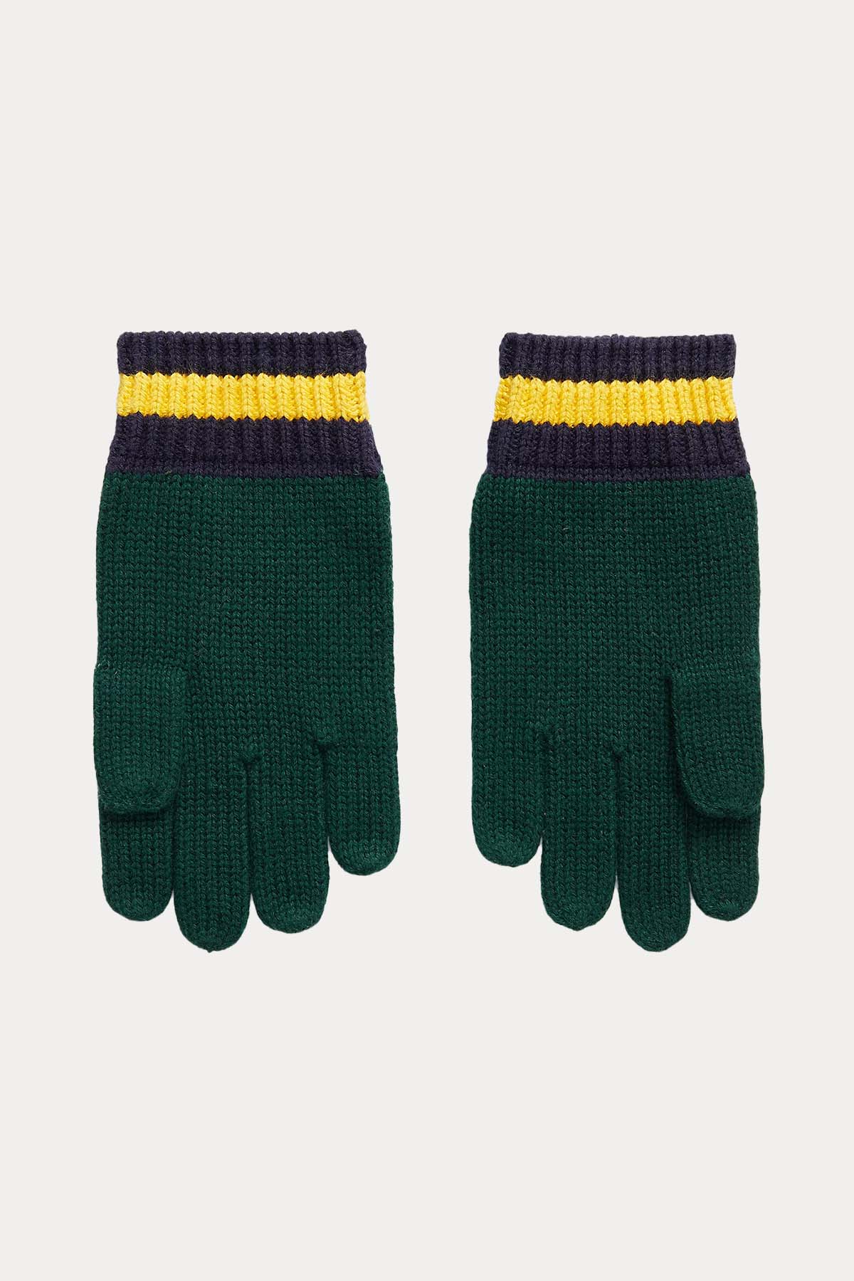 Polo Ralph Lauren Kids 4-7 Yaş Unisex Çocuk Örgü Polo Bear Eldiven-Libas Trendy Fashion Store