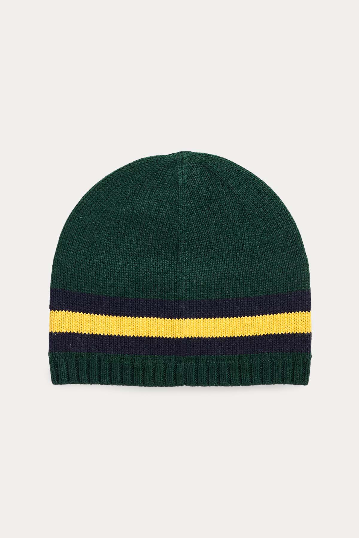 Polo Ralph Lauren Kids 8-20 Yaş Unisex Çocuk Polo Bear Örgü Bere-Libas Trendy Fashion Store