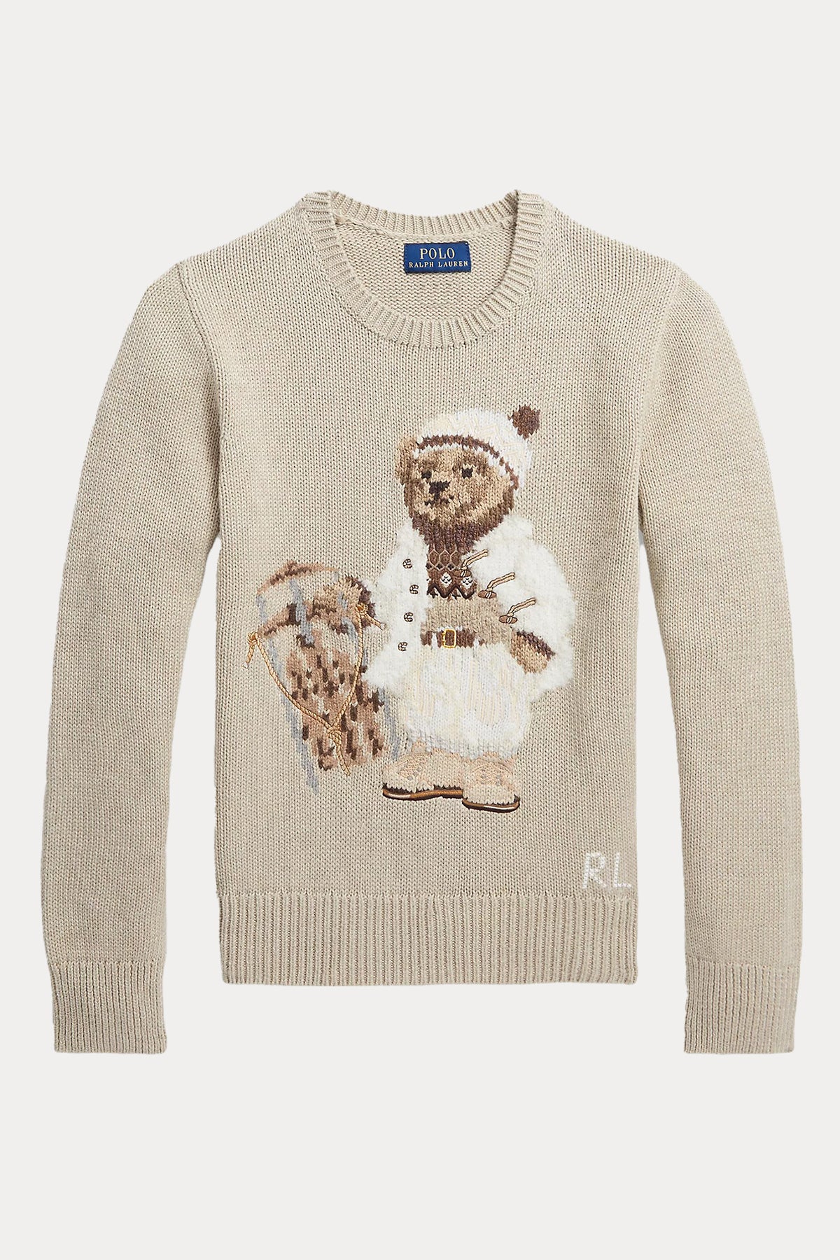 Polo Ralph Lauren Kids S Beden Kız Çocuk Örgü Polo Bear Triko-Libas Trendy Fashion Store