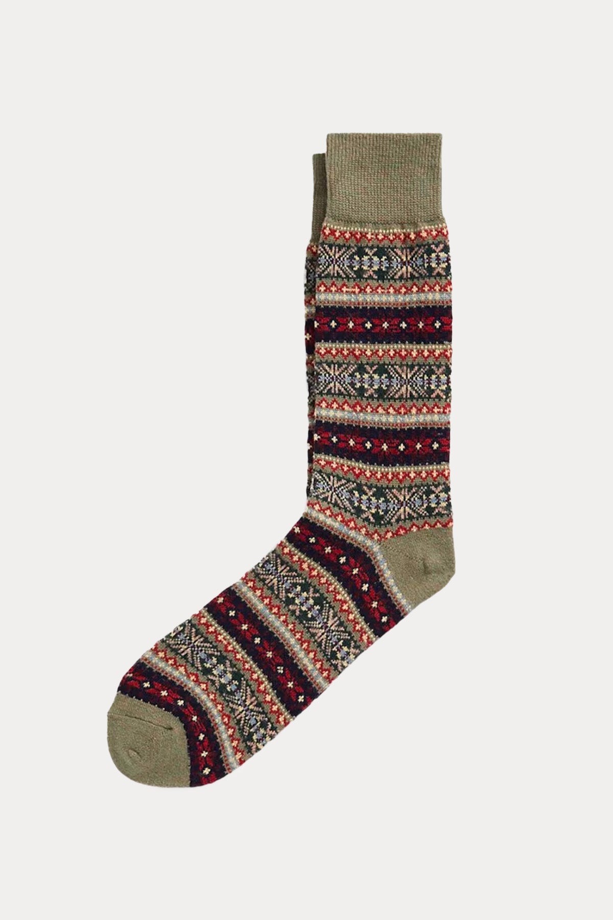 Polo Ralph Lauren Fair Isle Desenli Erkek Çorap-Libas Trendy Fashion Store