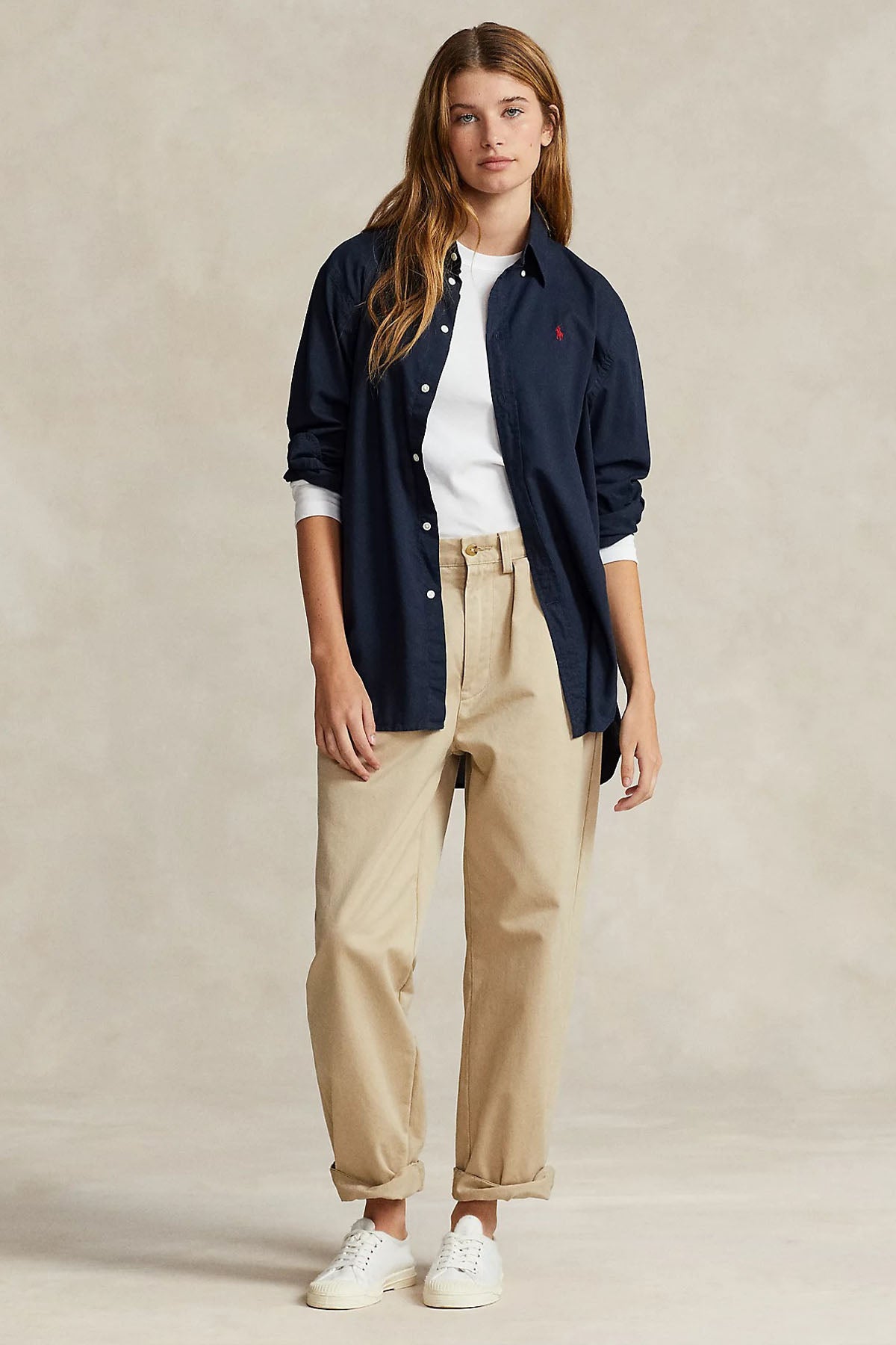 Polo Ralph Lauren Logolu Geniş Kesim Gömlek-Libas Trendy Fashion Store