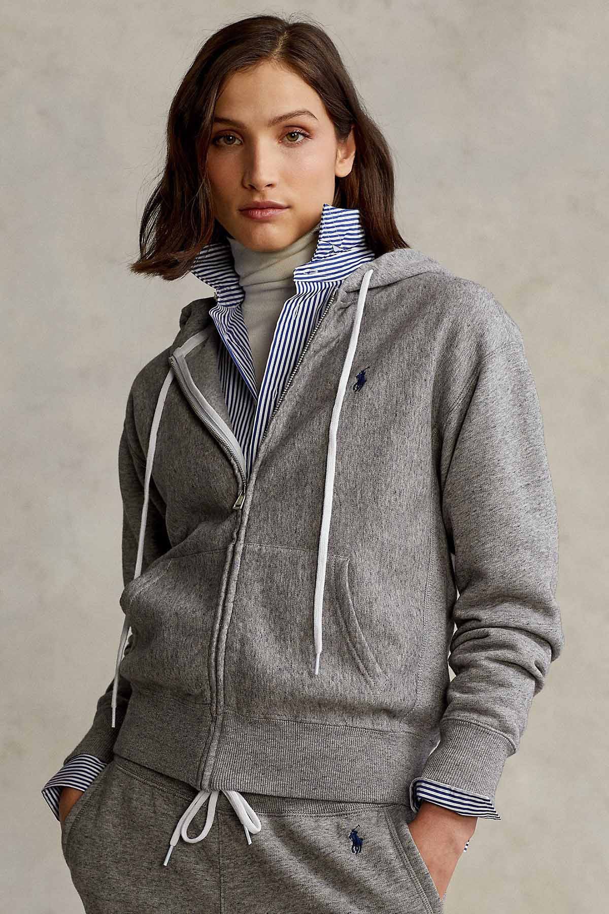 Polo Ralph Lauren Kapüşonlu Fermuarlı Sweatshirt Ceket-Libas Trendy Fashion Store