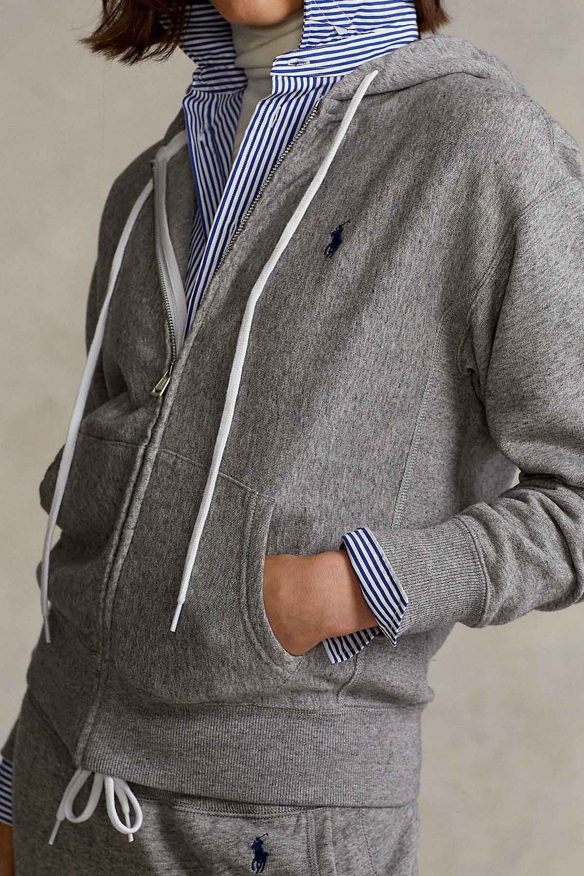 Polo Ralph Lauren Kapüşonlu Fermuarlı Sweatshirt Ceket-Libas Trendy Fashion Store