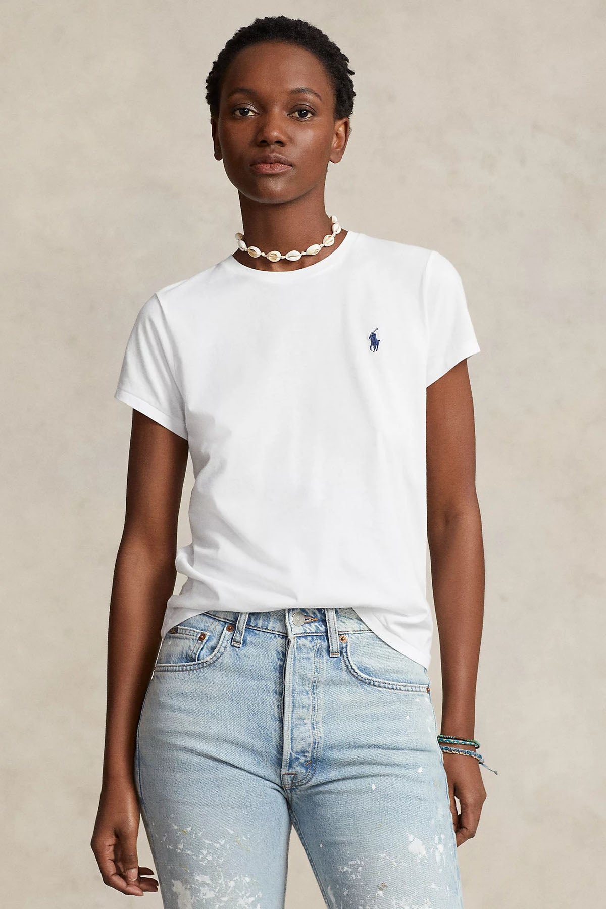 Polo Ralph Lauren Custom Fit Yuvarlak Yaka T-shirt-Libas Trendy Fashion Store