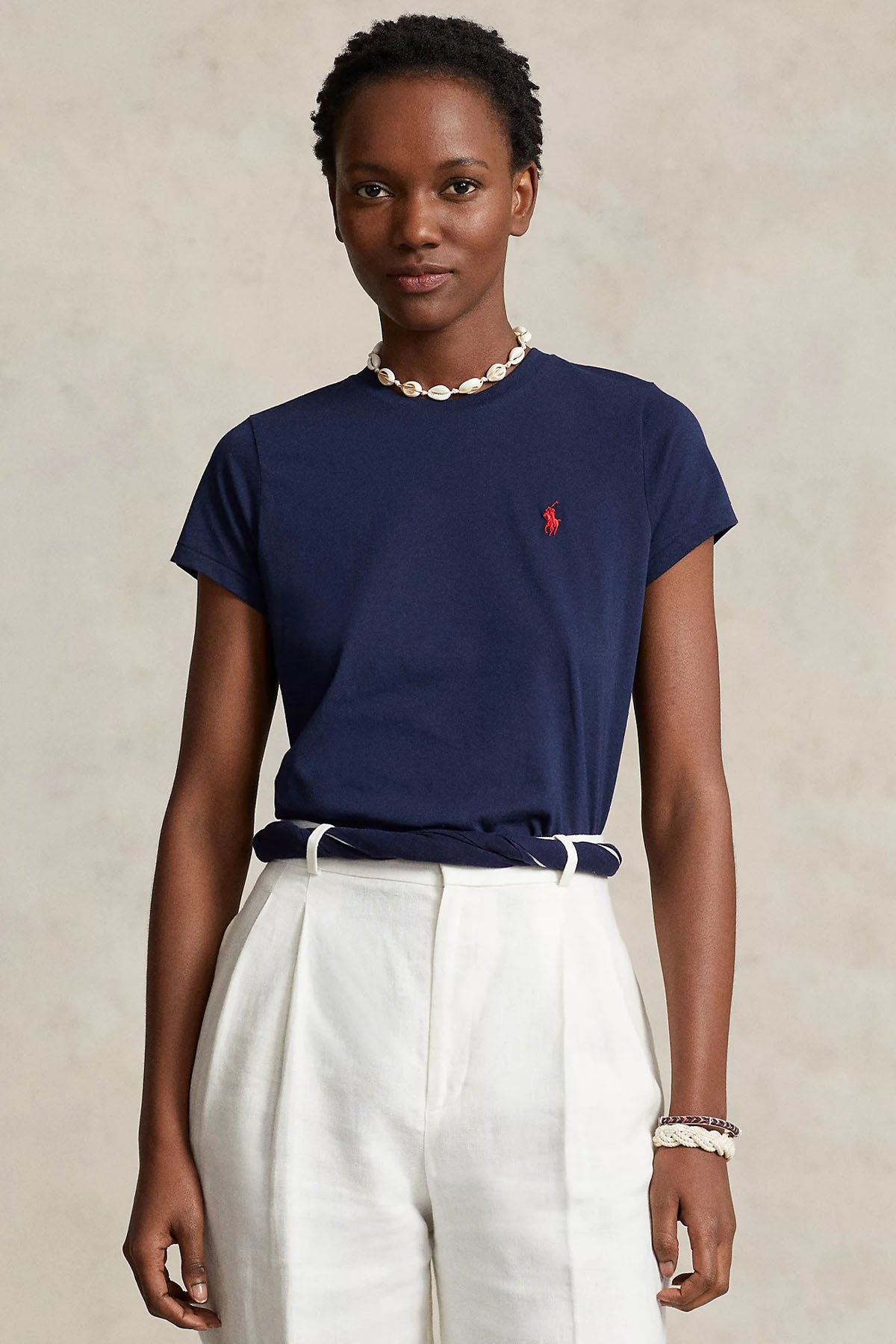 Polo Ralph Lauren Custom Fit Yuvarlak Yaka T-shirt-Libas Trendy Fashion Store