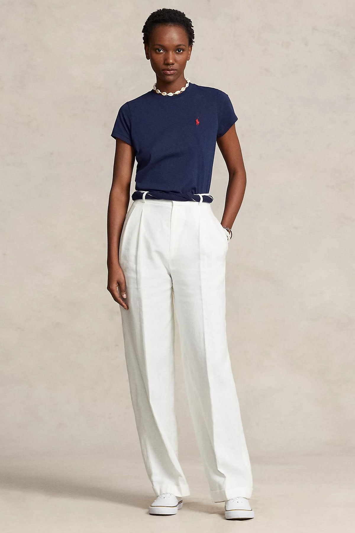 Polo Ralph Lauren Custom Fit Yuvarlak Yaka T-shirt-Libas Trendy Fashion Store