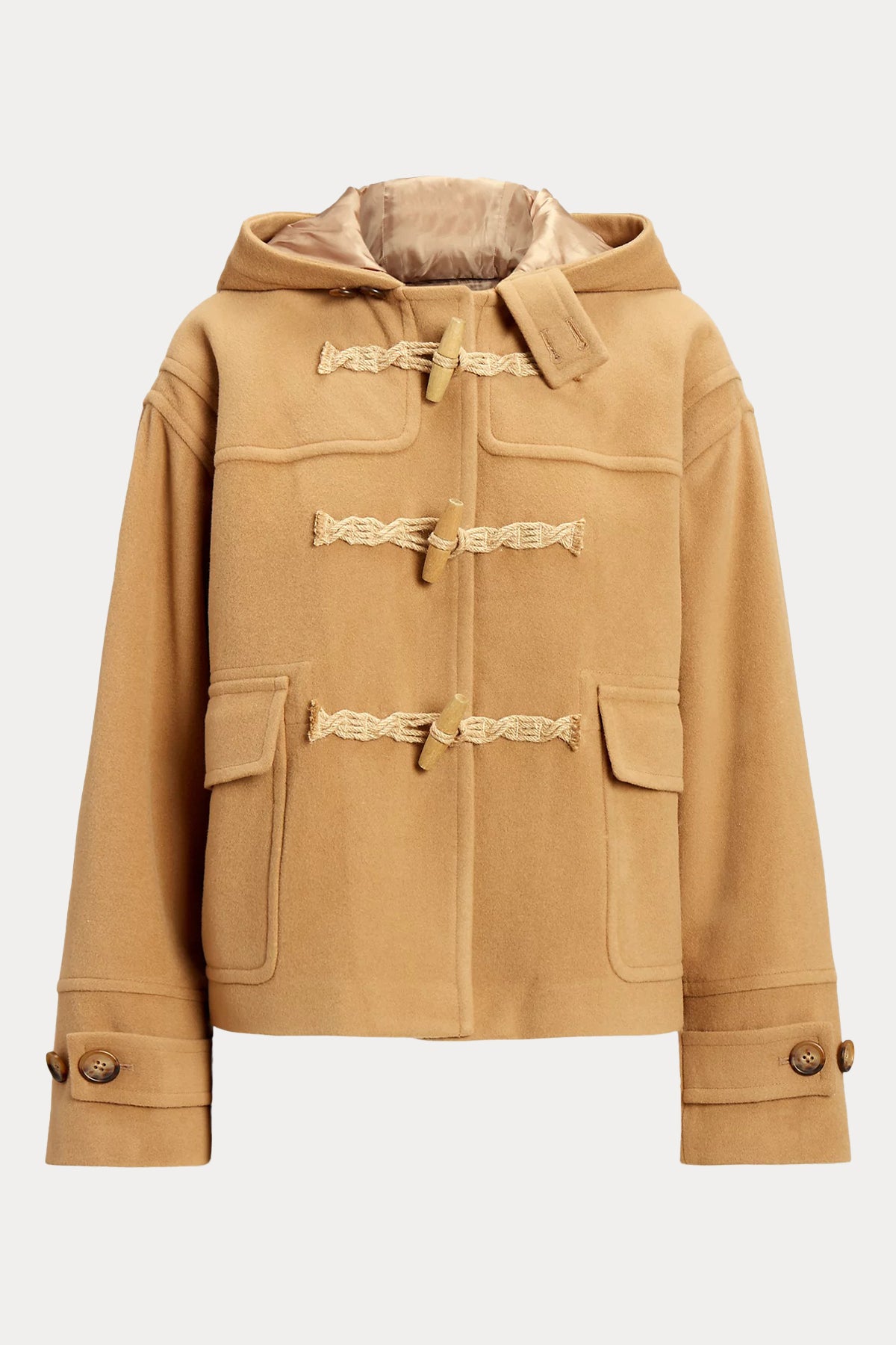 Polo Ralph Lauren Geniş Kesim Kapüşonlu Kaşmirli Yün Ceket-Libas Trendy Fashion Store