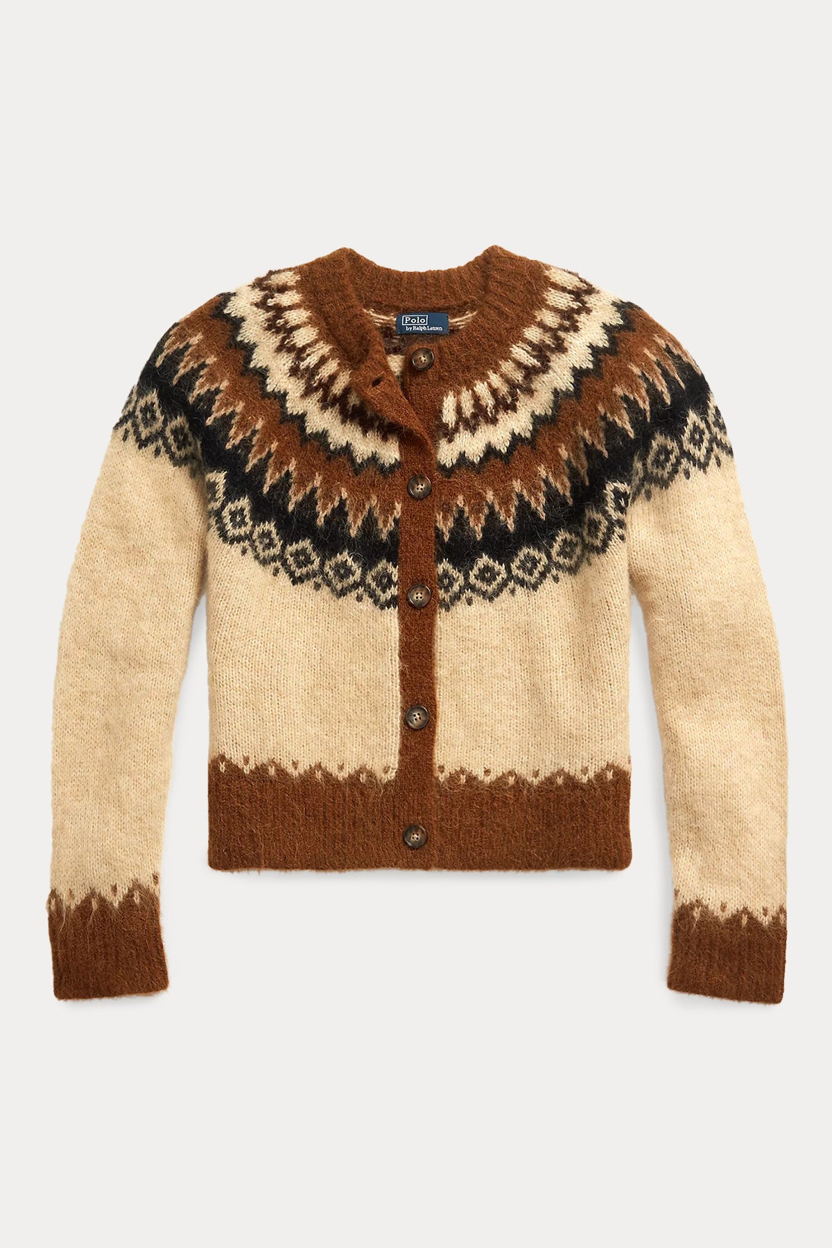 Polo Ralph Lauren Fair Isle Desenli Örgü Yün Triko Ceket-Libas Trendy Fashion Store