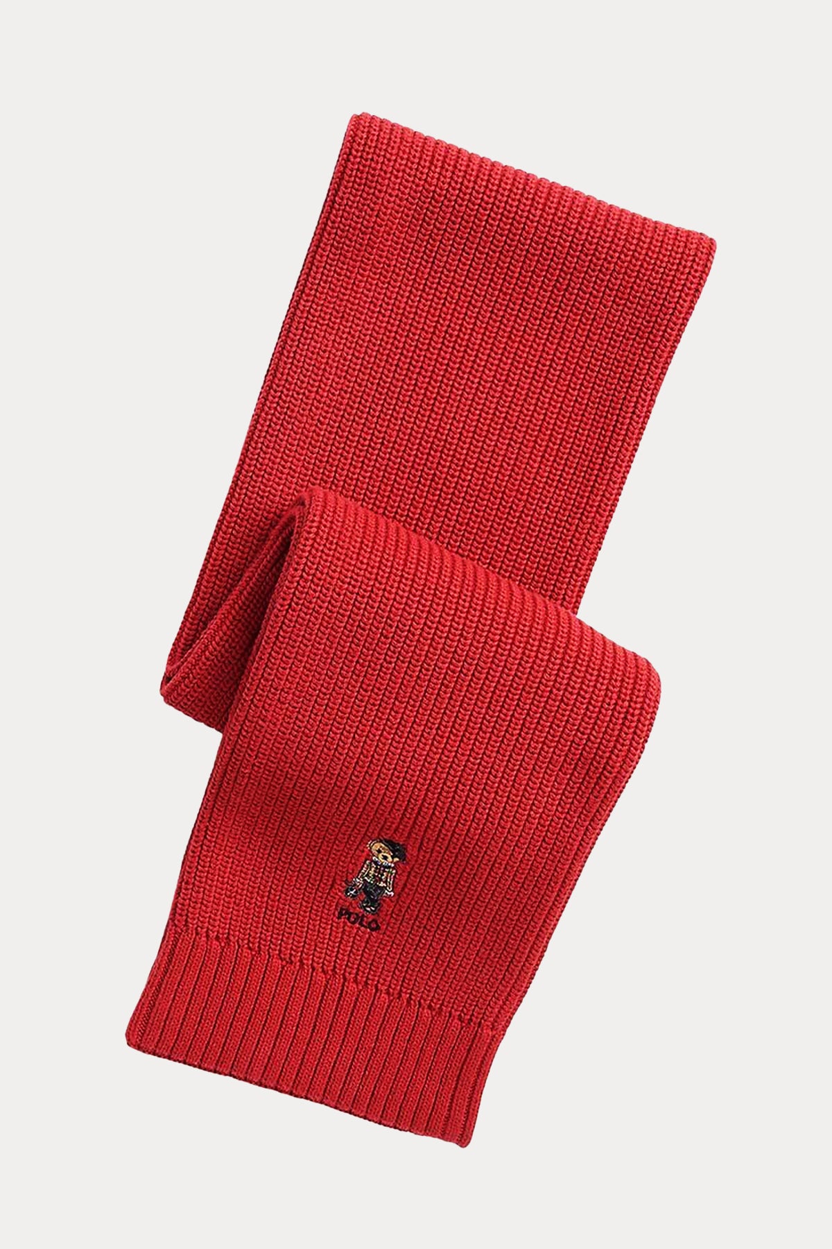 Polo Ralph Lauren Kids 4-6.5 Yaş Kız Çocuk Polo Bear Örgü Atkı-Libas Trendy Fashion Store