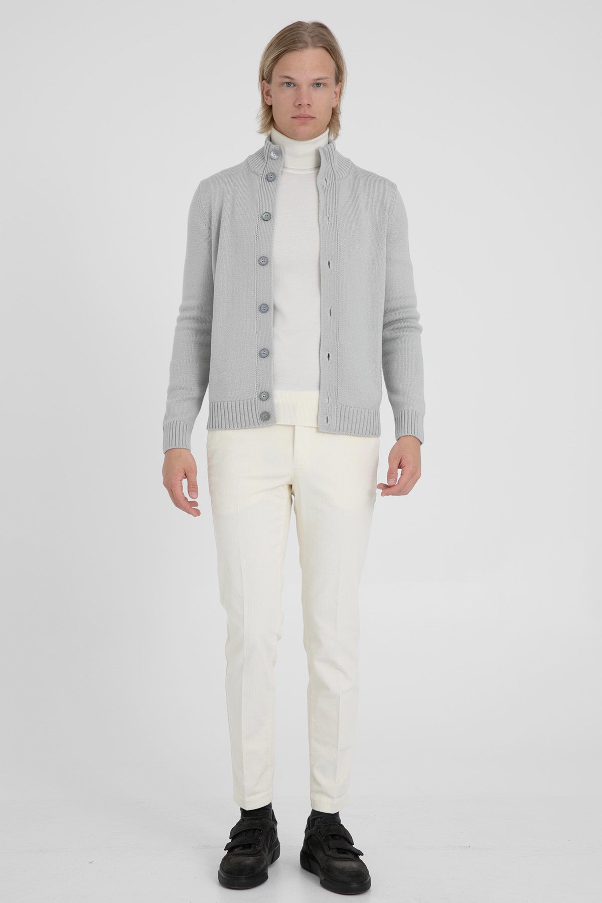 Pantaloni Torino Skinny Fit Yandan Cepli Fitilli Kadife Pantolon-Libas Trendy Fashion Store