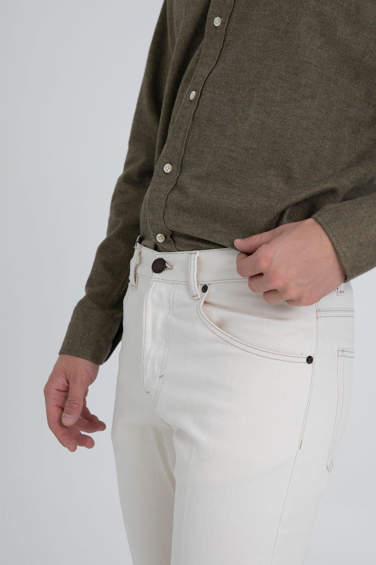 Pantaloni Torino Dub Fit Kalın Duble Paça Jeans-Libas Trendy Fashion Store