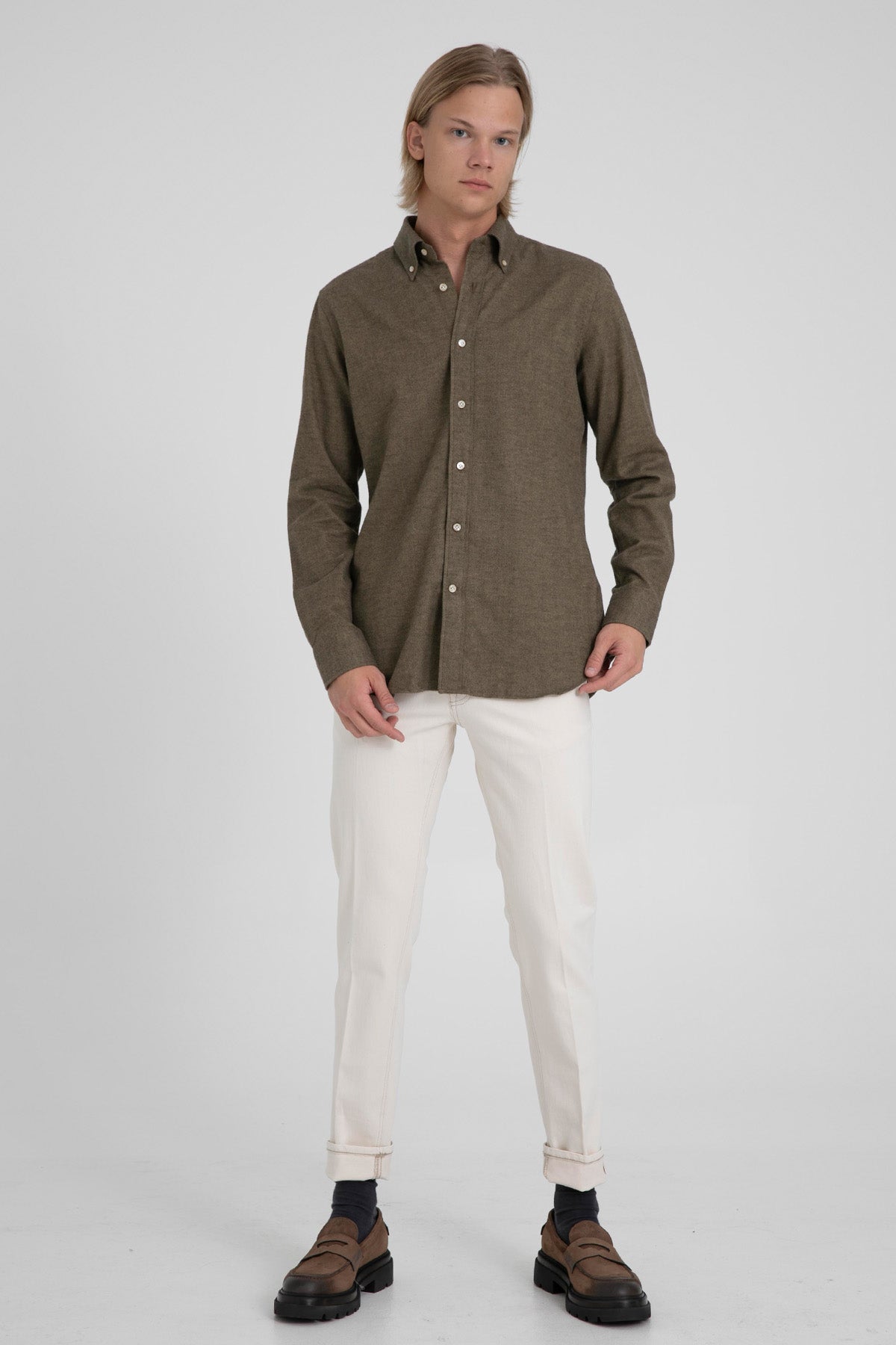 Pantaloni Torino Dub Fit Kalın Duble Paça Jeans-Libas Trendy Fashion Store