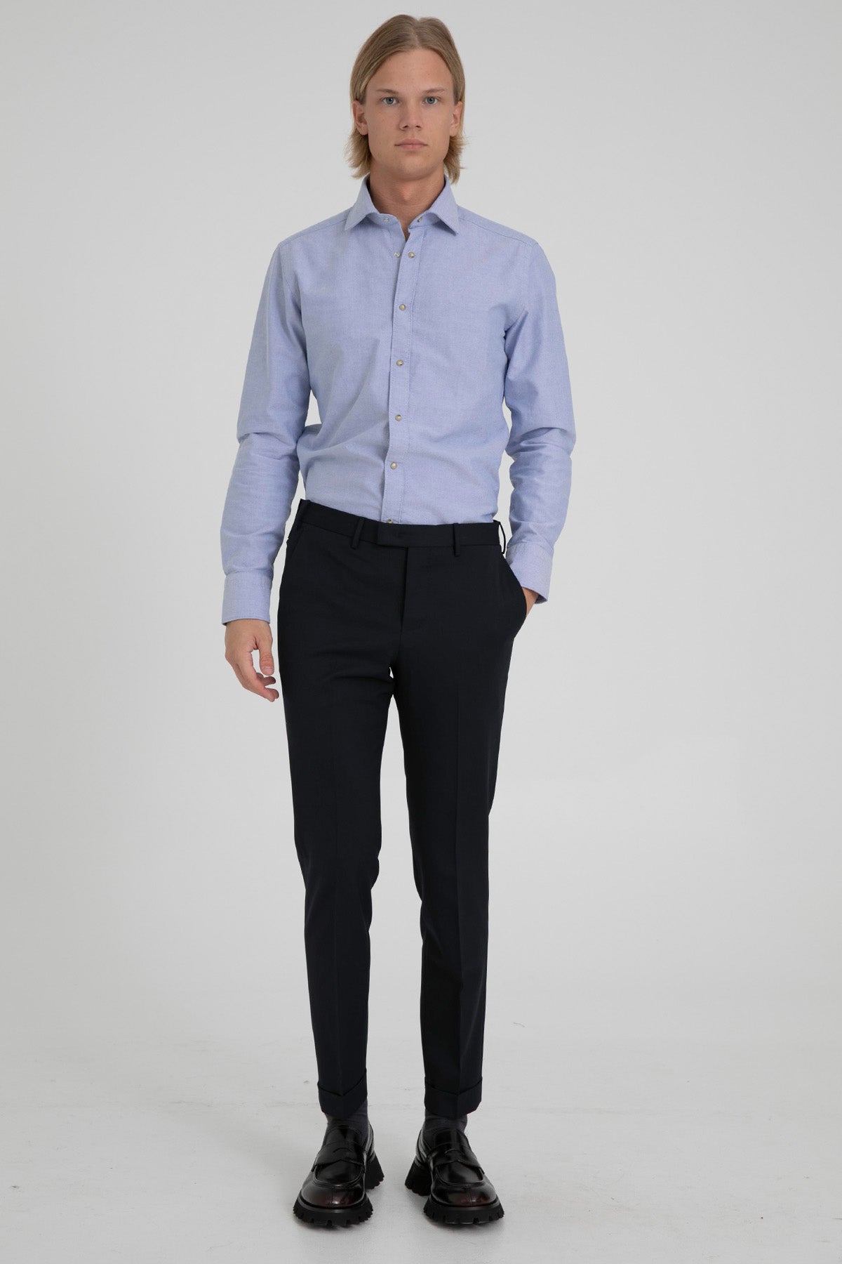 Pantaloni Torino Master Fit Duble Paça Streç Yün Pantolon-Libas Trendy Fashion Store