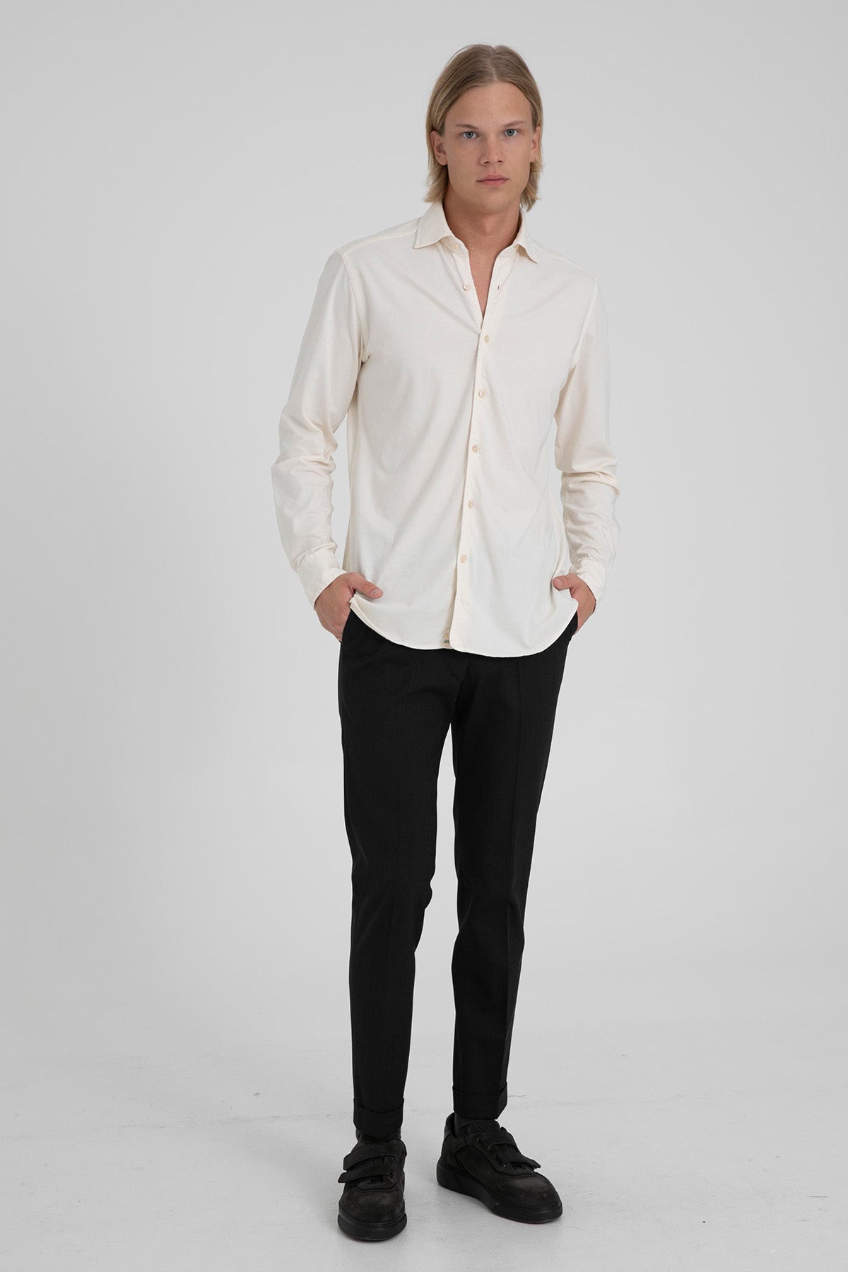 Pantaloni Torino Master Fit Duble Paça Streç Yün Pantolon-Libas Trendy Fashion Store