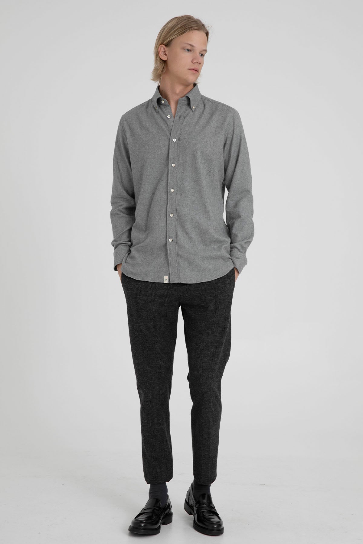 Pantaloni Torino Omega Slim Fit Beli Lastikli Ekoseli Streç Pantolon-Libas Trendy Fashion Store