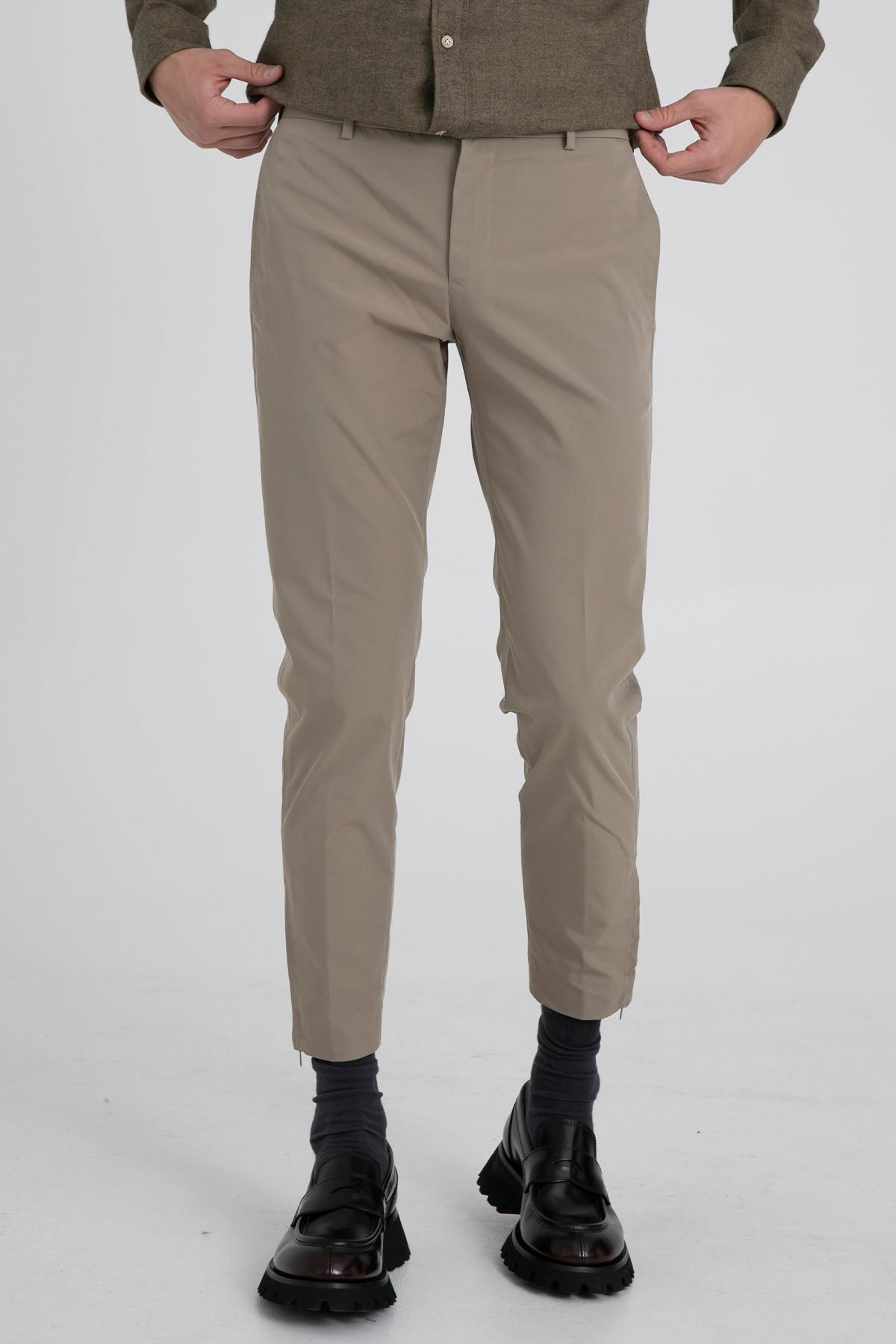 Pantaloni Torino Epsilon Yandan Cepli Paçası Fermuarlı Streç Pantolon-Libas Trendy Fashion Store