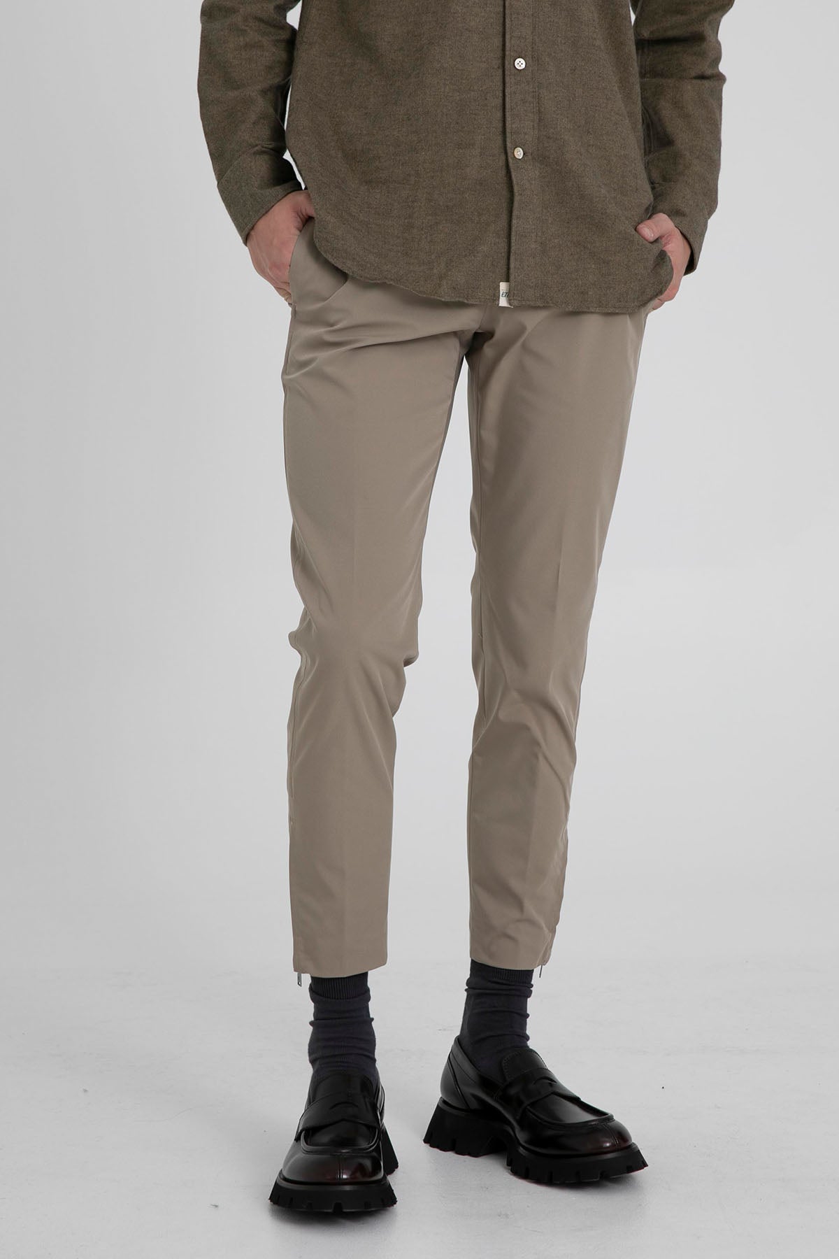 Pantaloni Torino Epsilon Yandan Cepli Paçası Fermuarlı Streç Pantolon-Libas Trendy Fashion Store