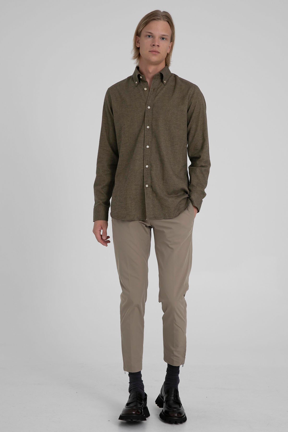 Pantaloni Torino Epsilon Yandan Cepli Paçası Fermuarlı Streç Pantolon-Libas Trendy Fashion Store