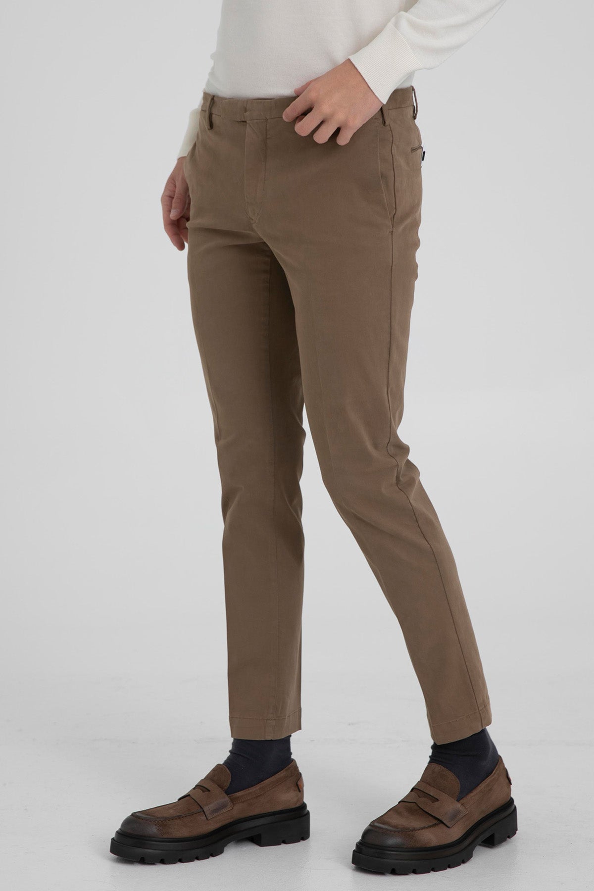 Pantaloni Torino Skinny Fit Yandan Cepli Streç Pantolon-Libas Trendy Fashion Store
