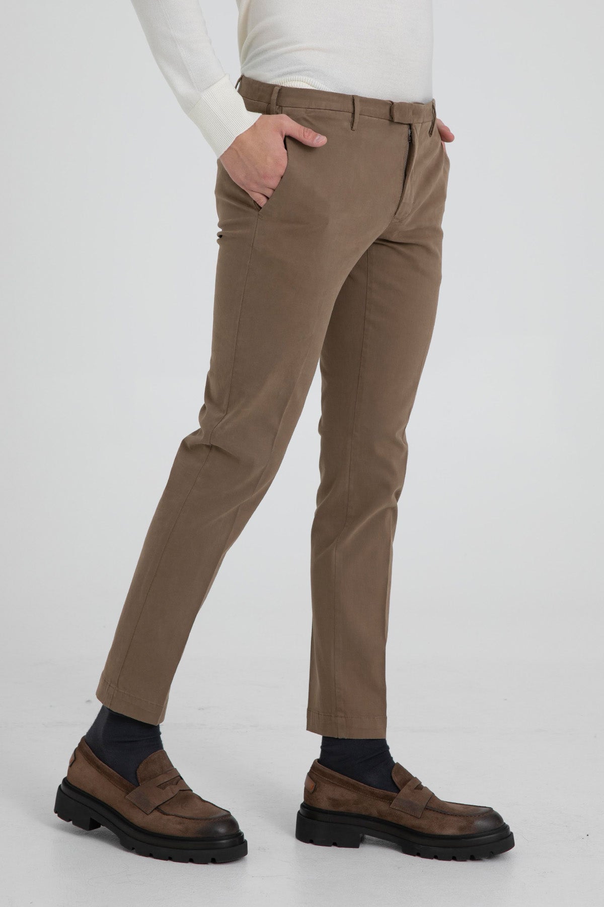 Pantaloni Torino Skinny Fit Yandan Cepli Streç Pantolon-Libas Trendy Fashion Store